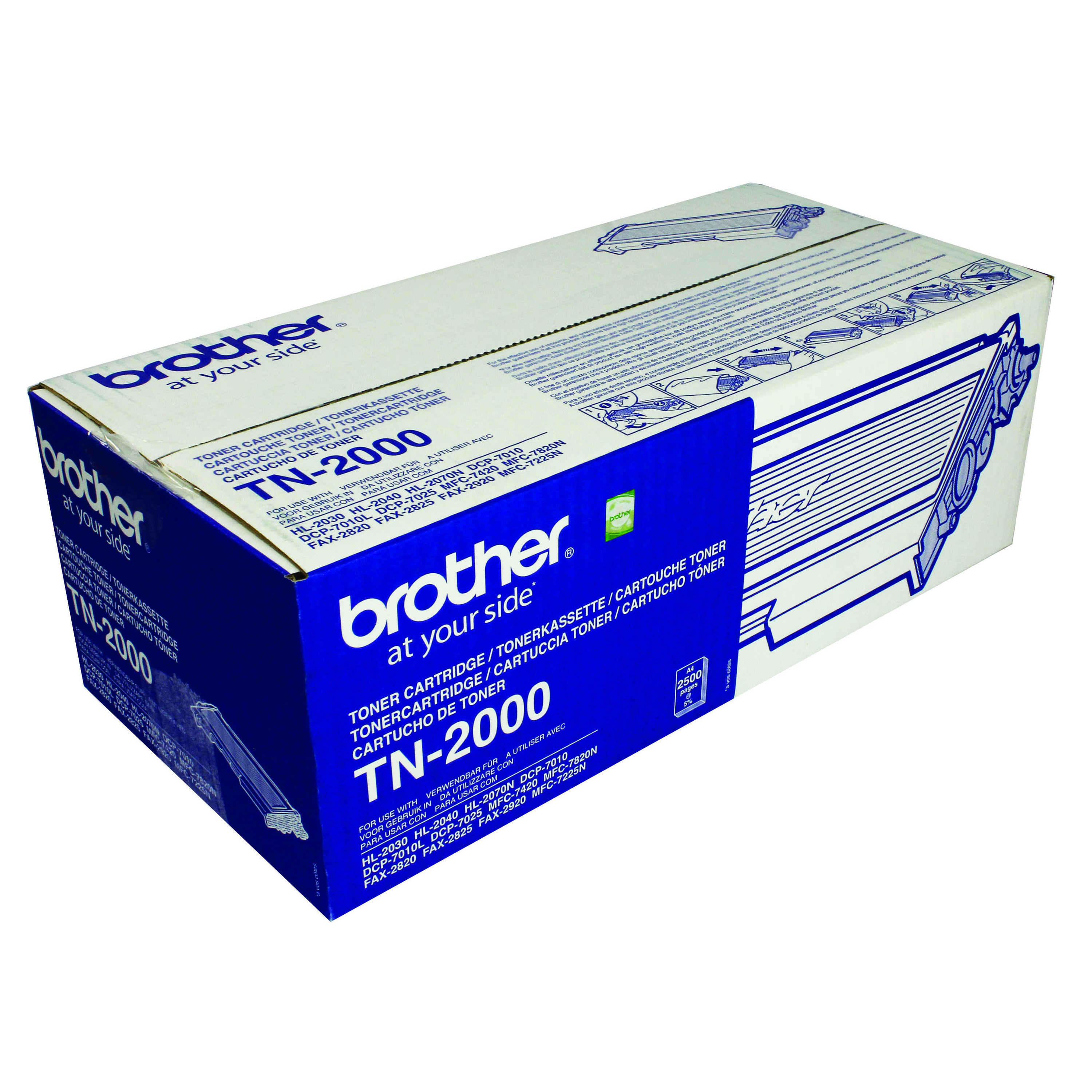Brother+TN-2000+Toner+Cartridge+Black+TN2000