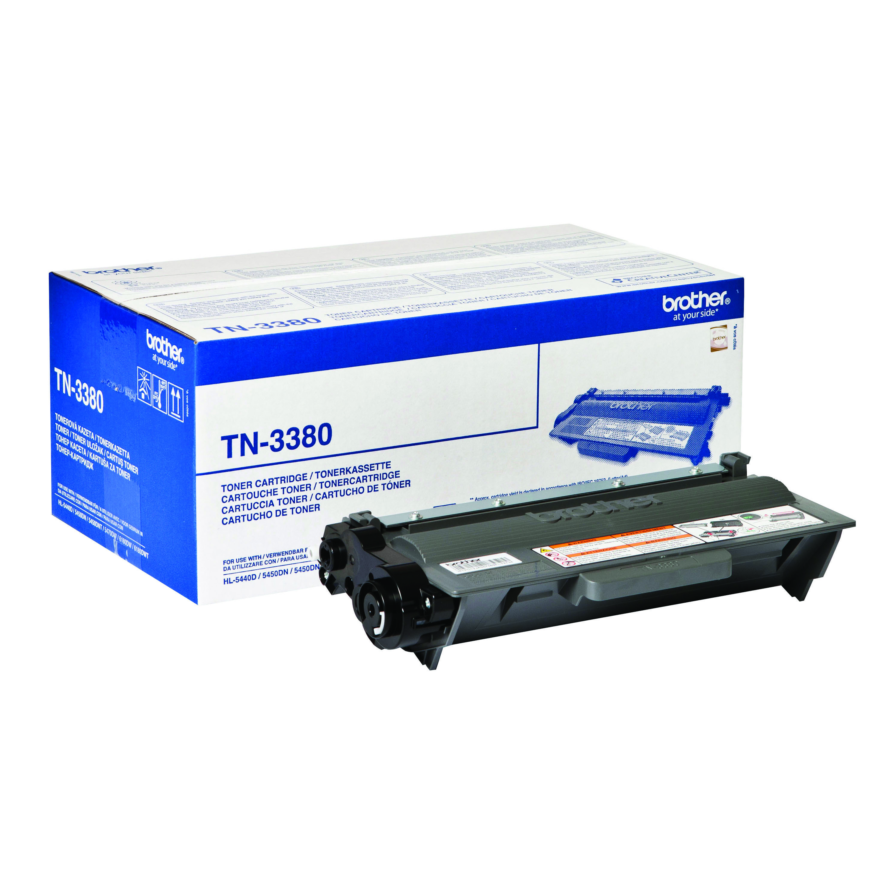 Brother+TN-3380+Toner+Cartridge+High+Yield+Black+TN3380