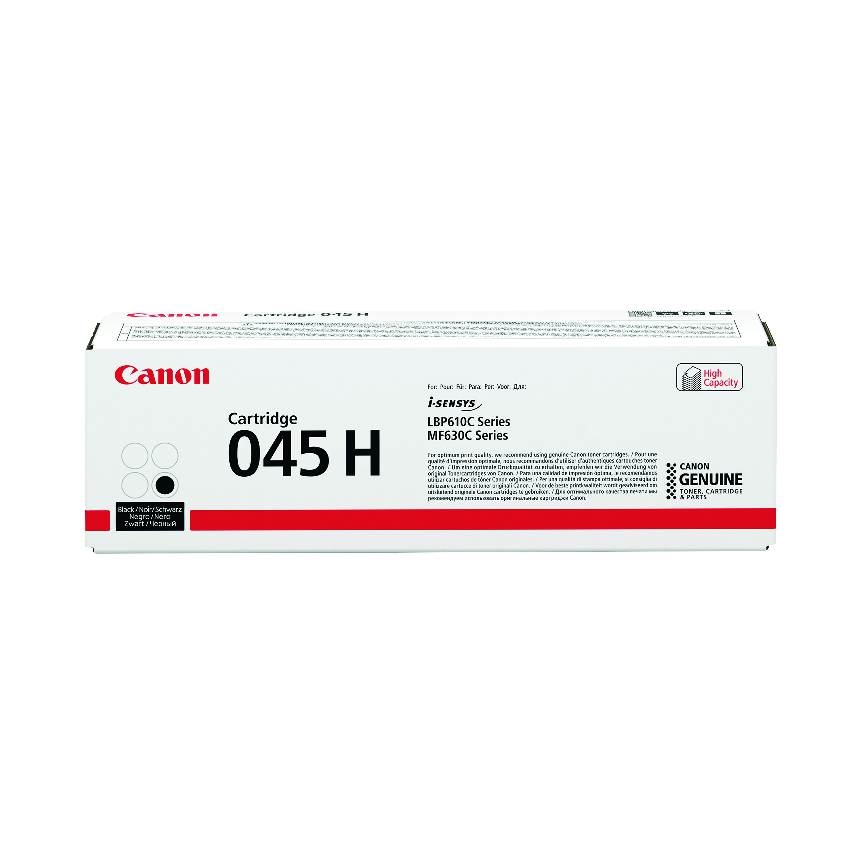 Canon+045H+Toner+Cartridge+High+Yield+Black+1246C002