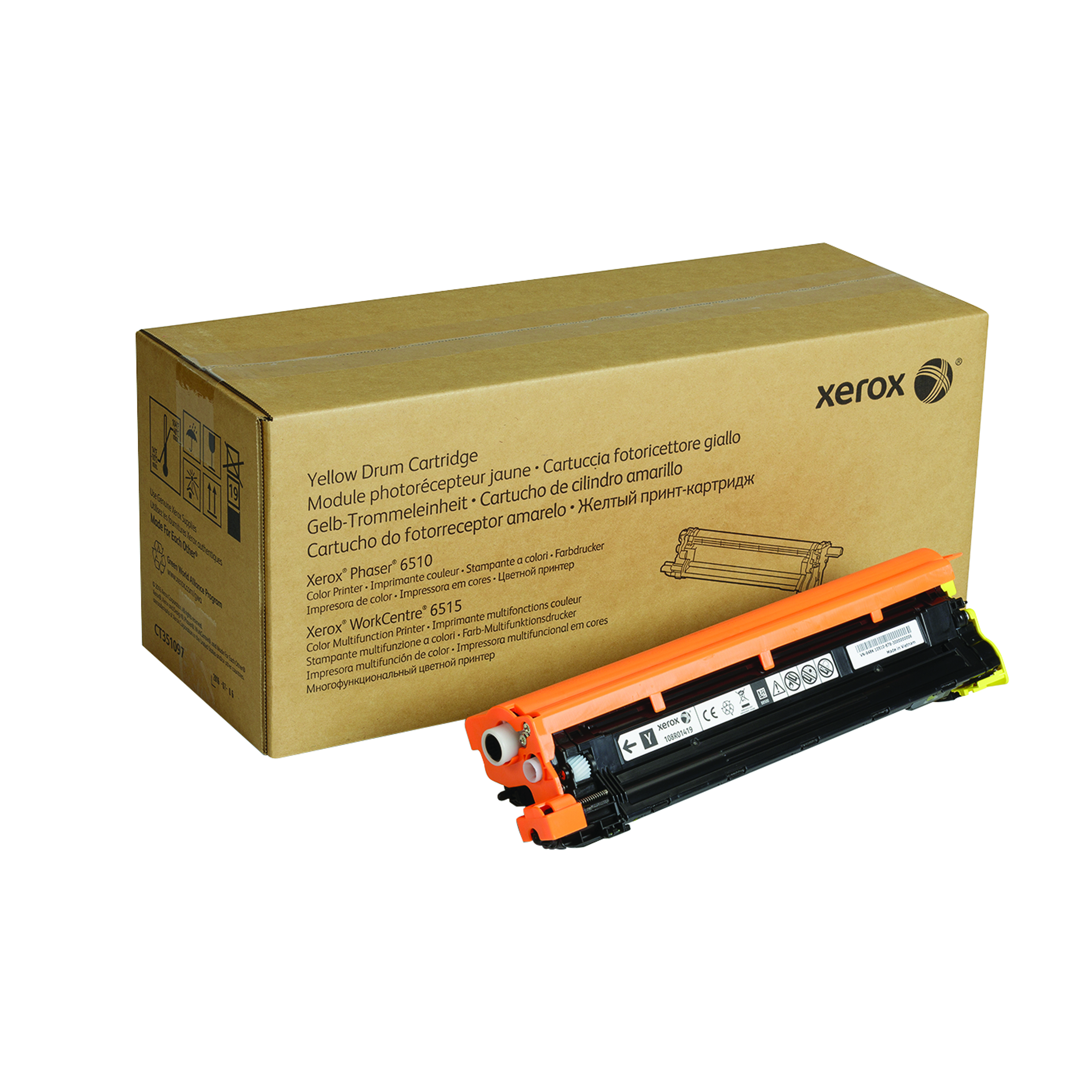 Xerox+Phaser+6510%2FWorkCentre+6515+Drum+Cartridge+Yellow+108R01419