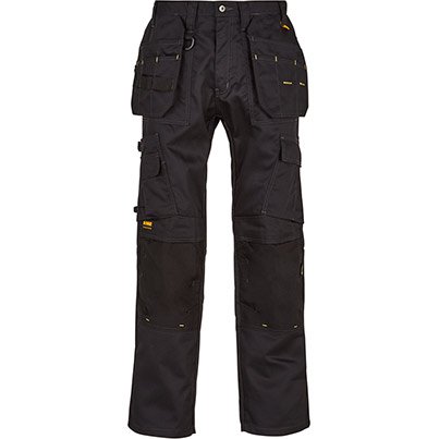 Dewalt Pro Tradesman Menaposs Black Work Trousers 30T D G