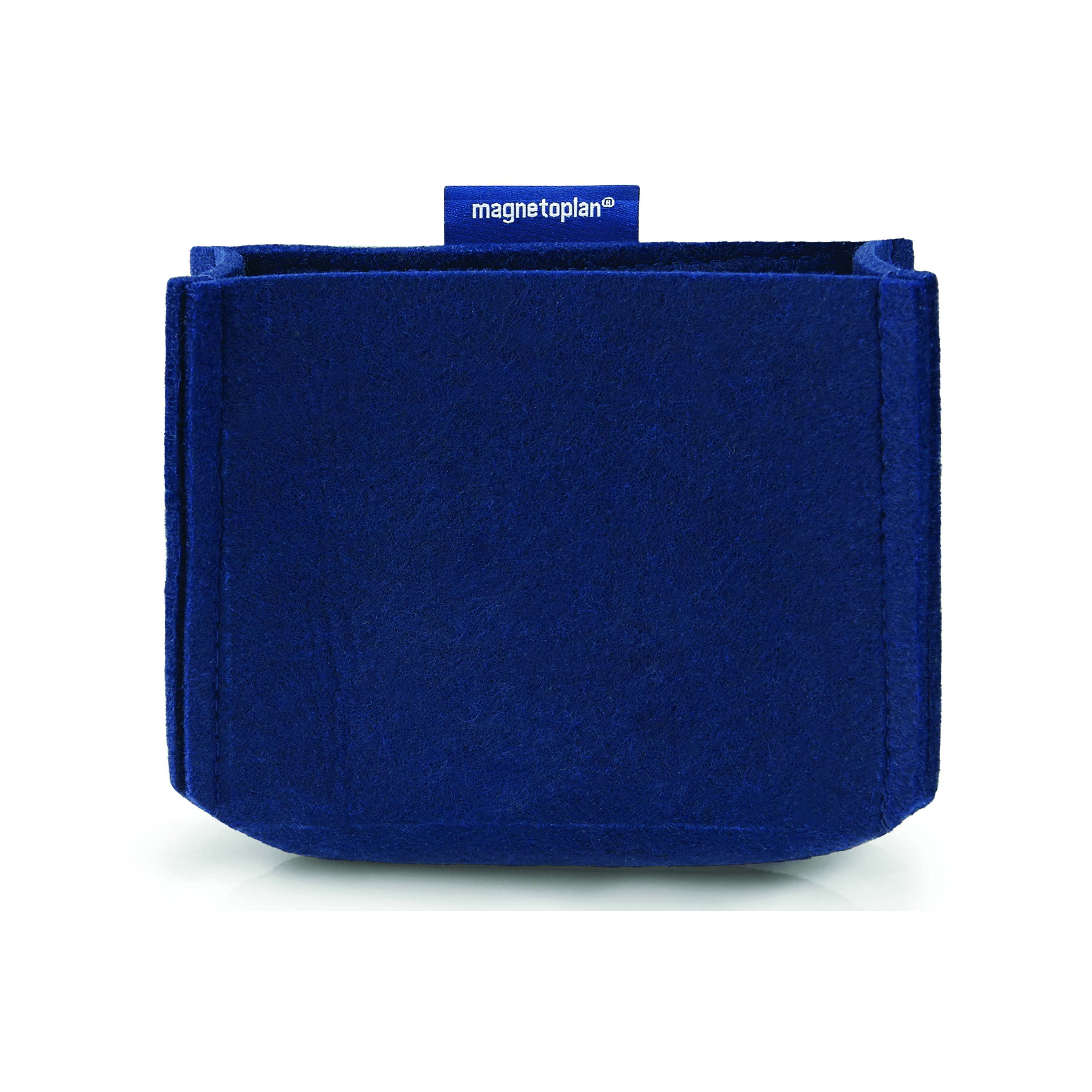 Magnetoplan+MagnetoTray+Felt+Pen+Holder+Medium+Blue+130x60x100mm+1227714