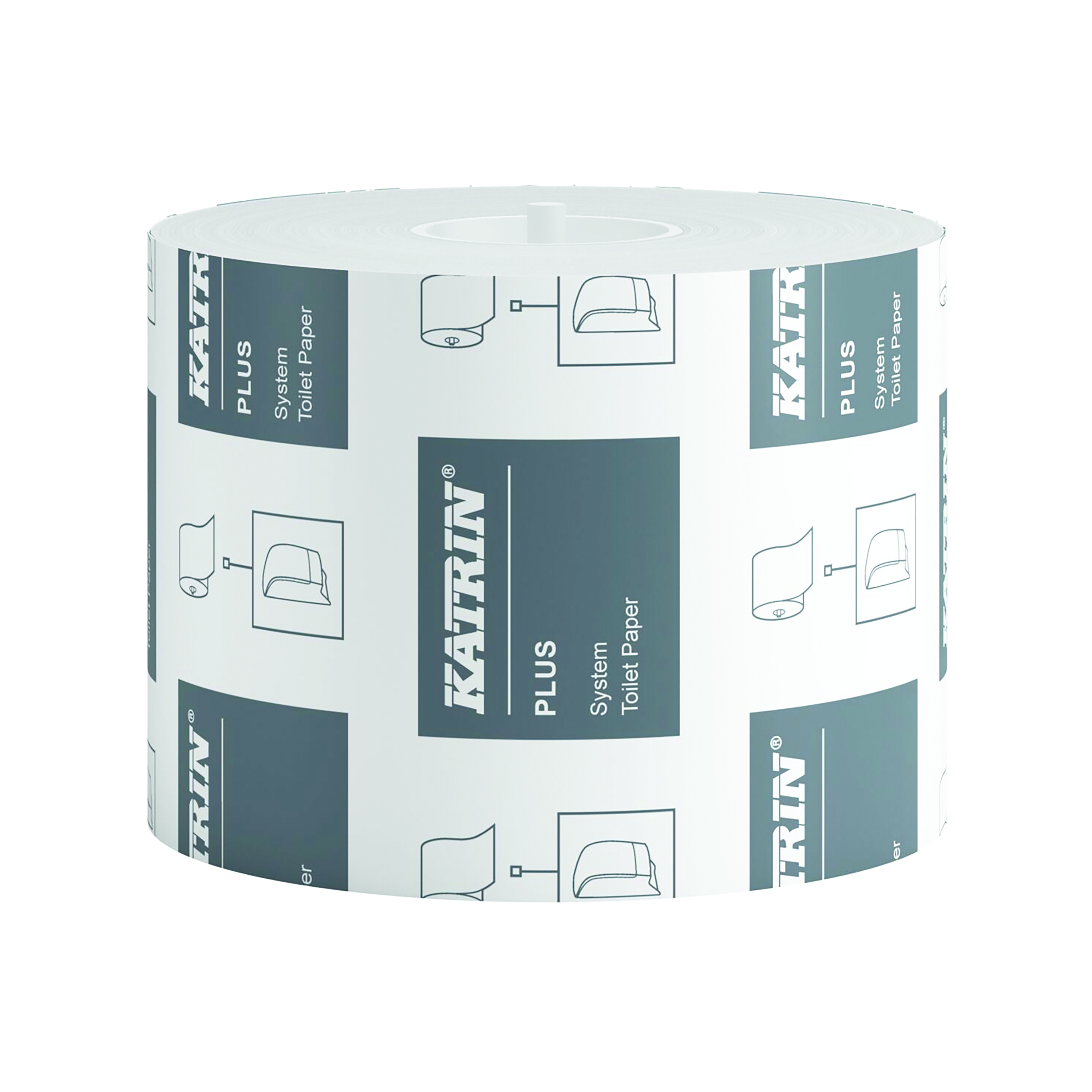 Katrin+Plus+System+Toilet+Paper+800+White+%28Pack+of+36%29+66940