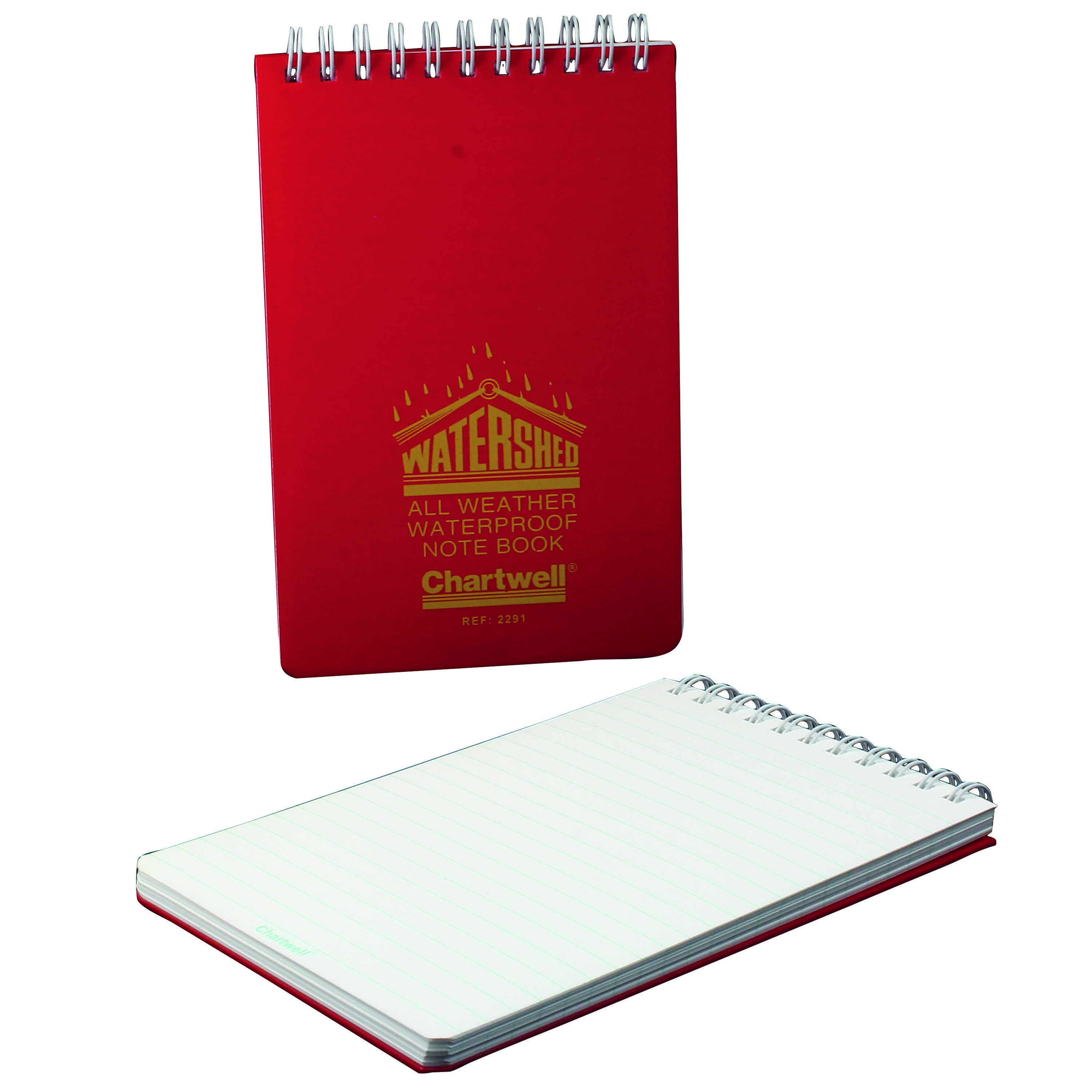 Exacompta+Ruled+Watershed+Waterproof+Book+101x156mm+Red+2291