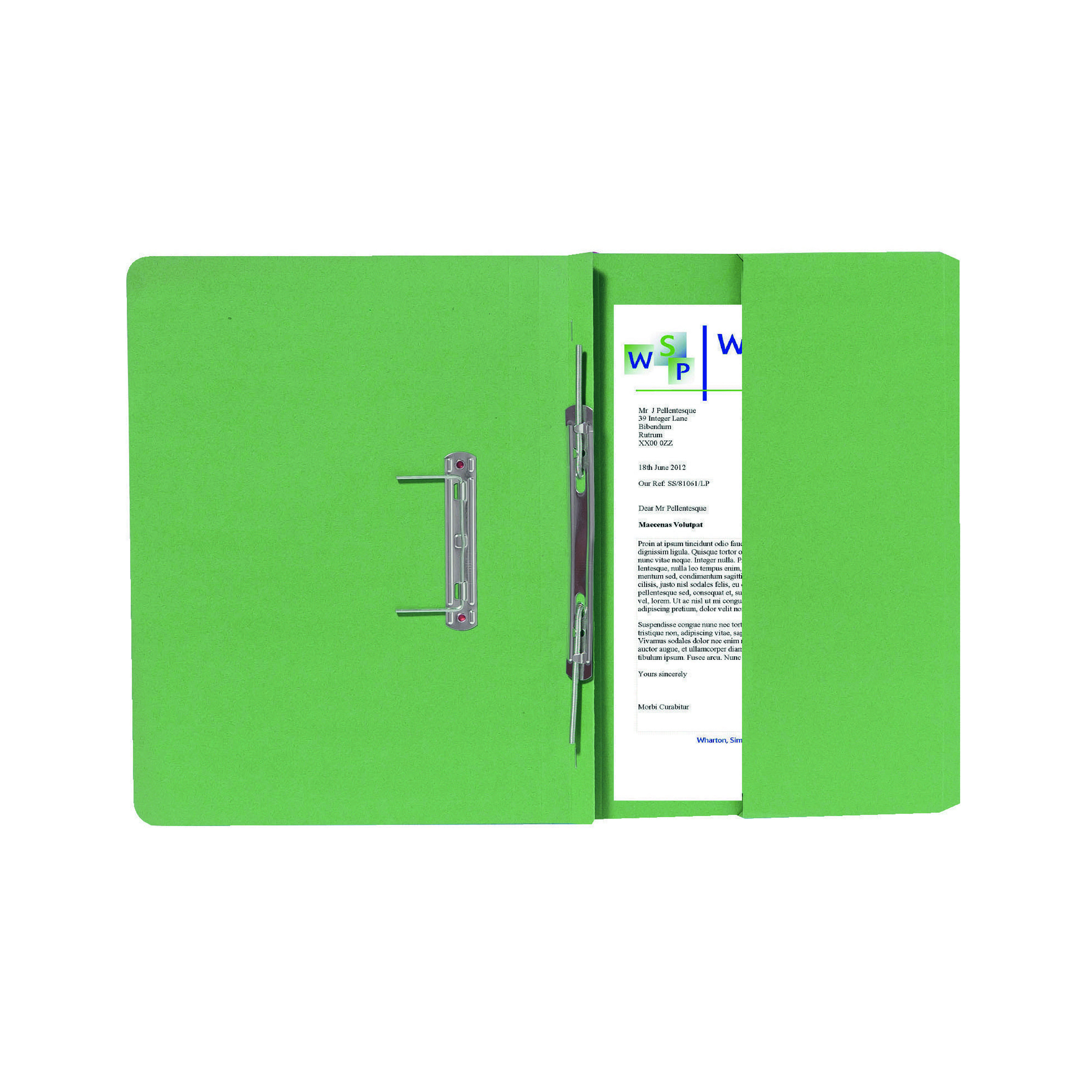 Exacompta+Guildhall+Right+Hand+Transfer+Spiral+Pocket+File+Foolscap+Green+%28Pack+of+25%29+211%2F90662Z