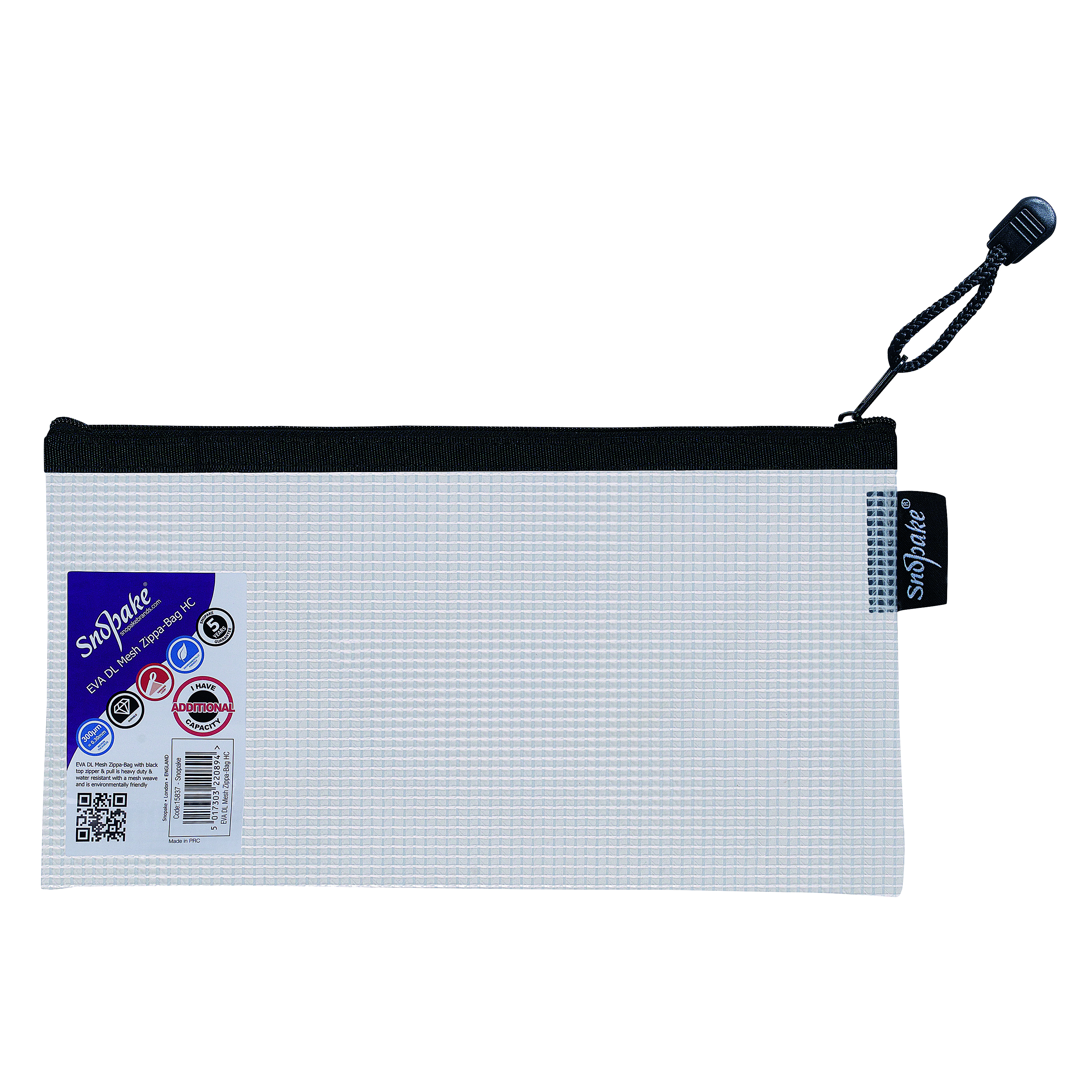 Snopake+Eva+Mesh+Zippa+Bag+DL+%283+Pack%29+15837