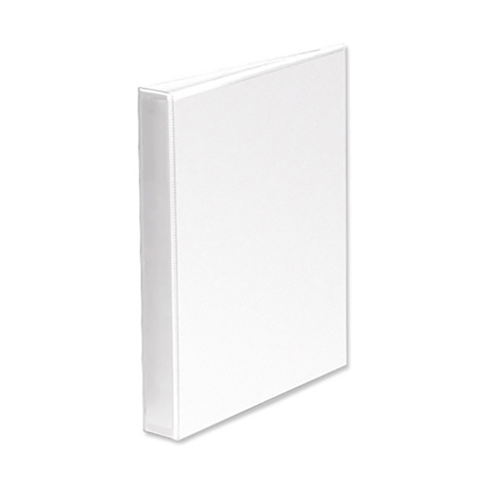 5+Star+Office+A4+Presentation+Ring+Binder+Polypropylene+25mm+4D-Ring+White+%28Pack+of+10%29
