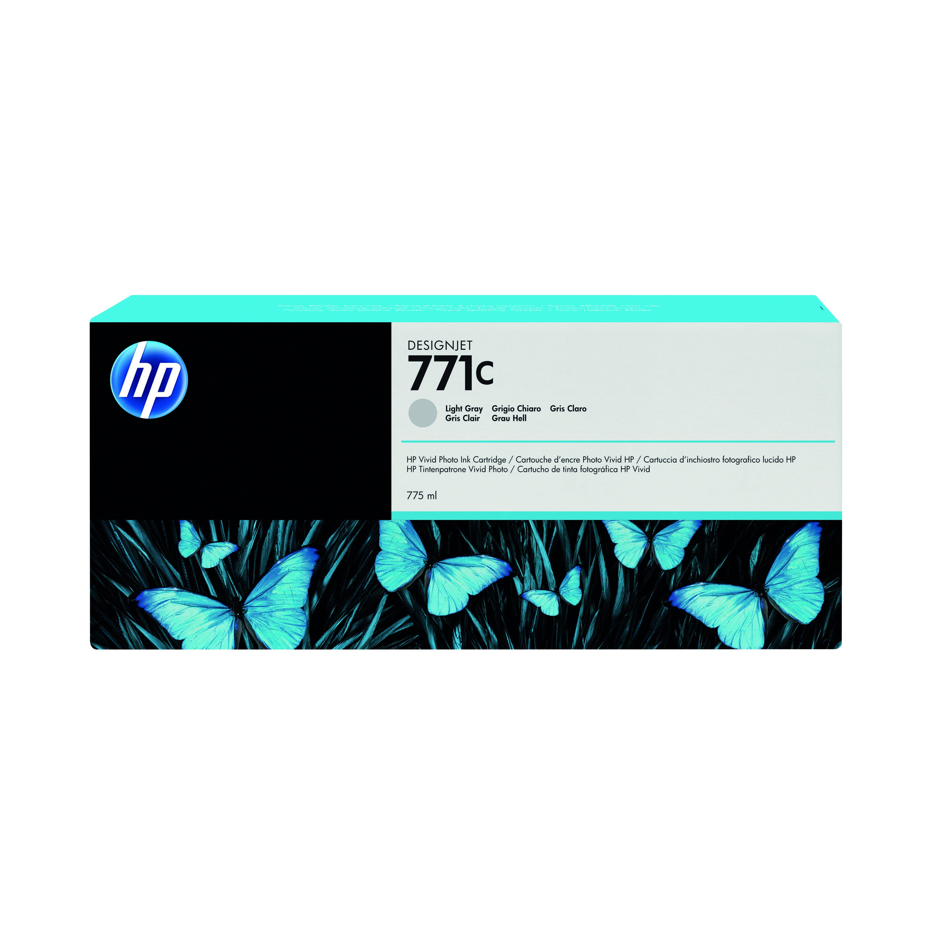 HP 771C Light Grey Designjet Ink Cartridge (Capacity: 775ml) B6Y14A
