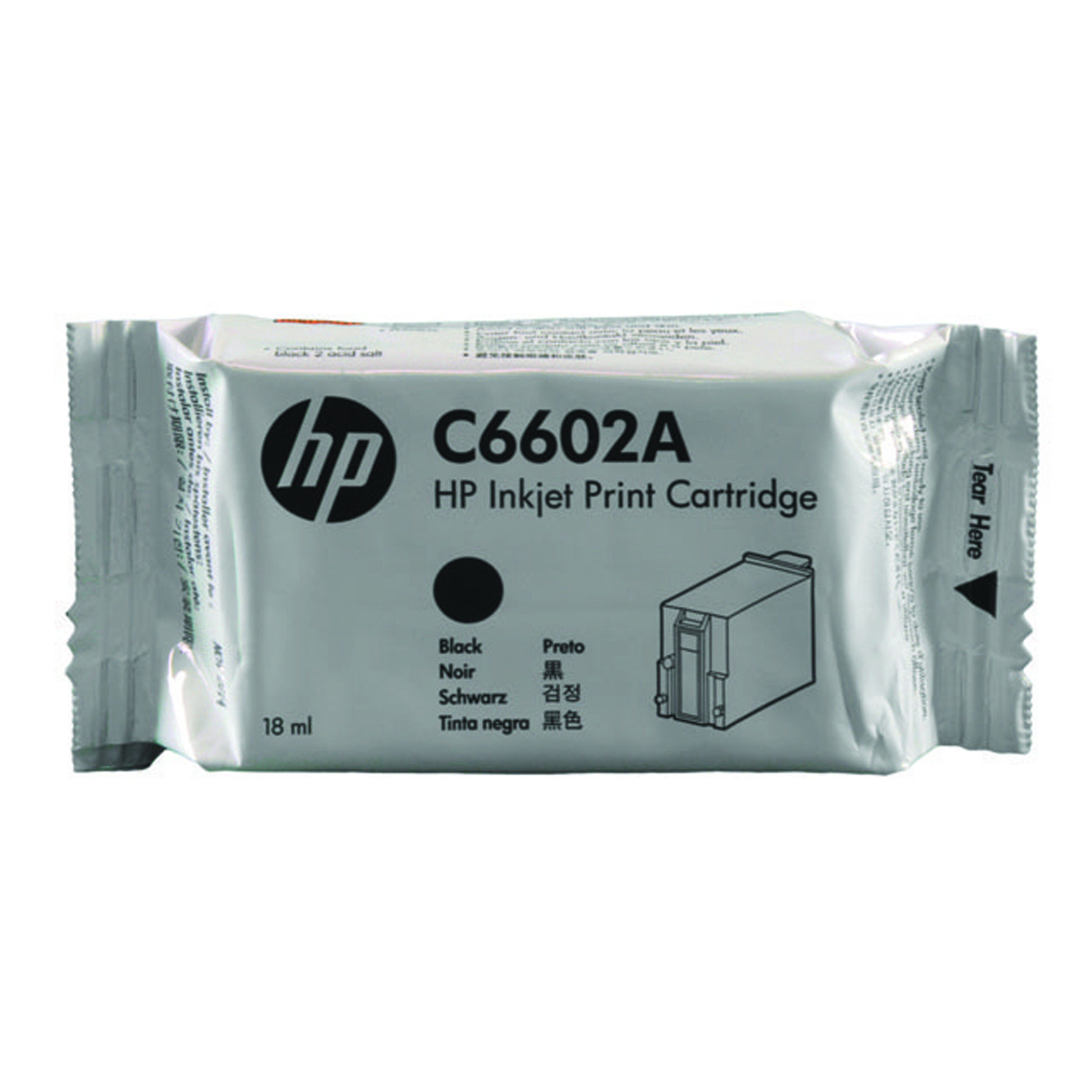HP 1.0 Black EPOS Inkjet Print Cartridge C6602A