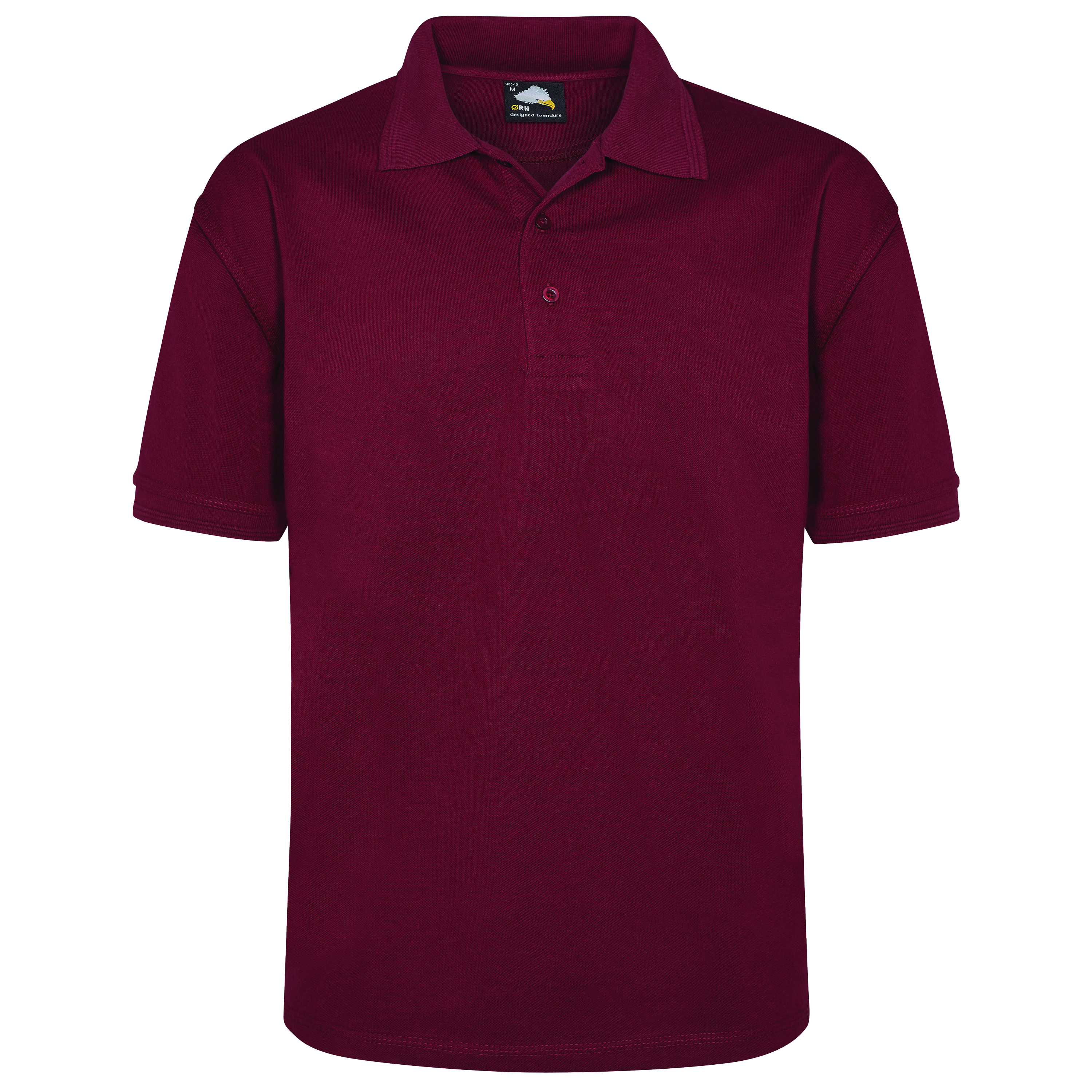 ORN+Eagle+Male+Polo+Shirt+Burgundy+4XL+1150.BY.4XL