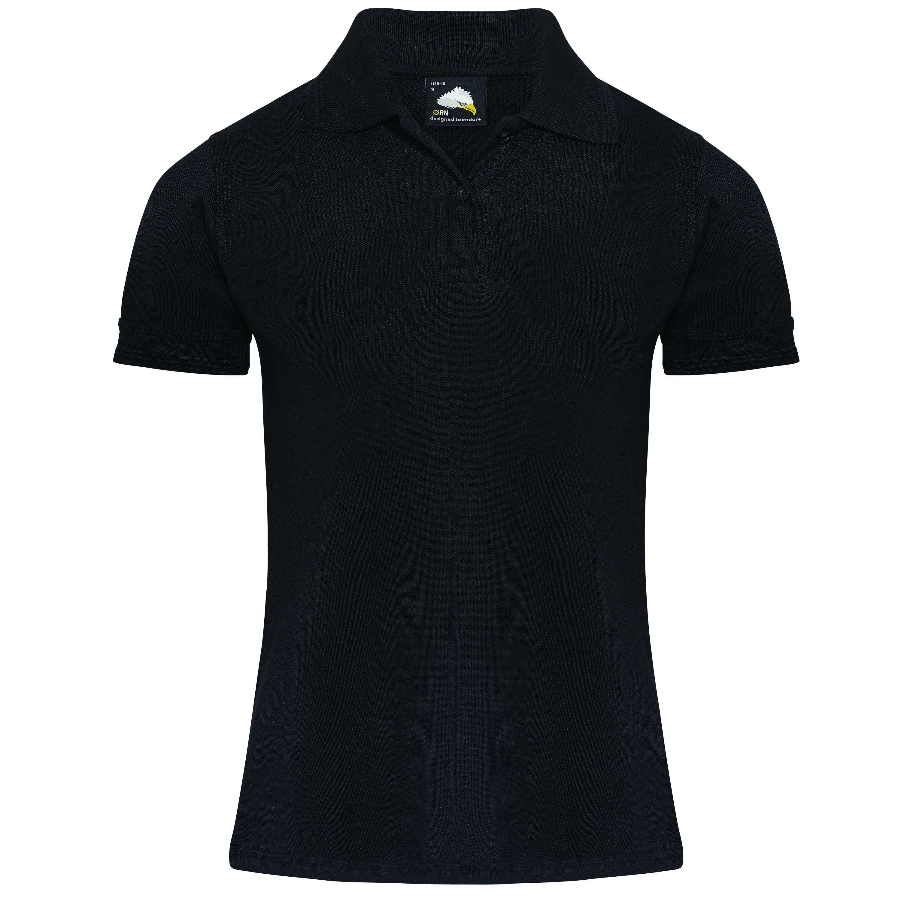 ORN+Ladies+Eagle+Polo+Shirt+Black+20+1160.BK.20