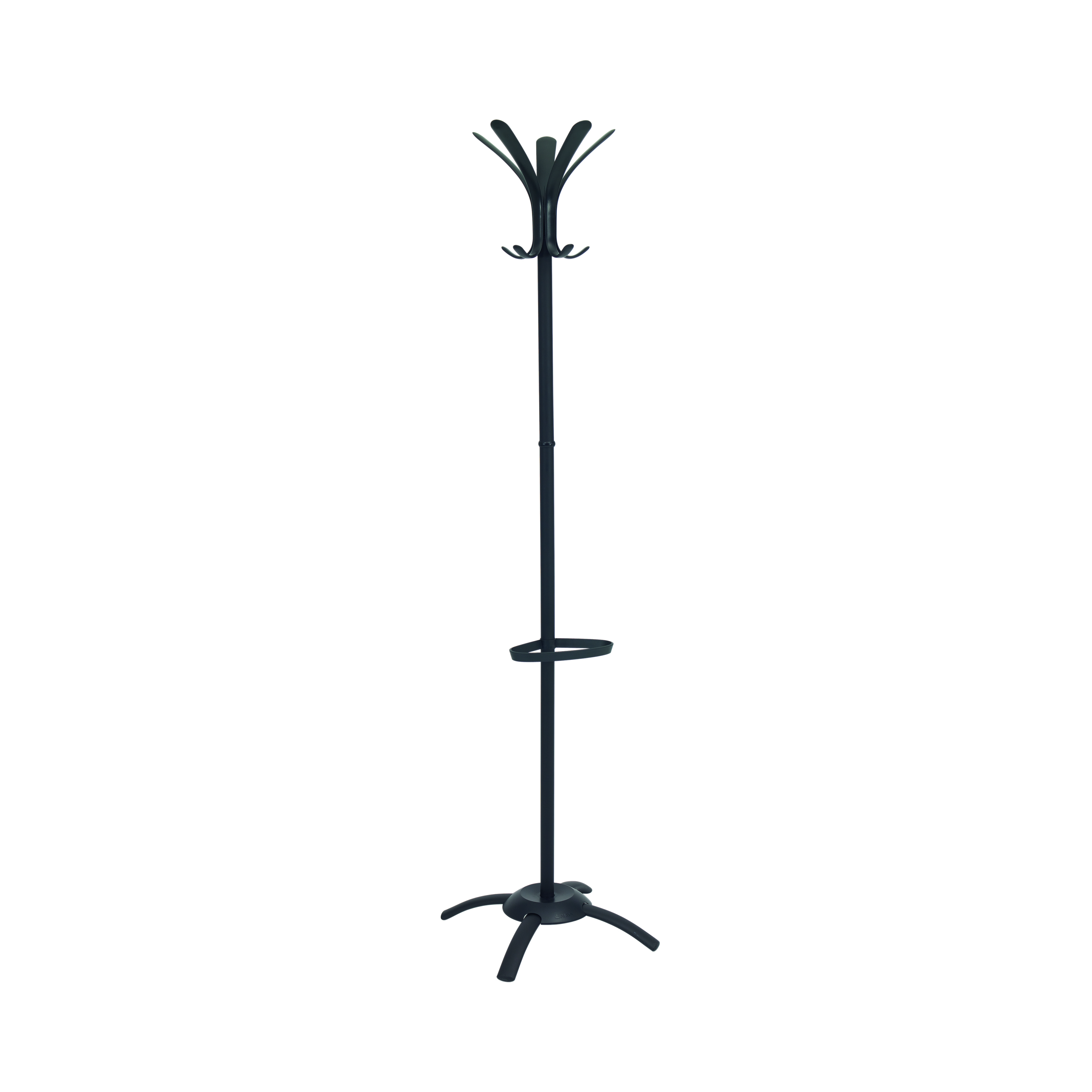 Astin+Coat+Stand+FE+Steel+Black+KF70109