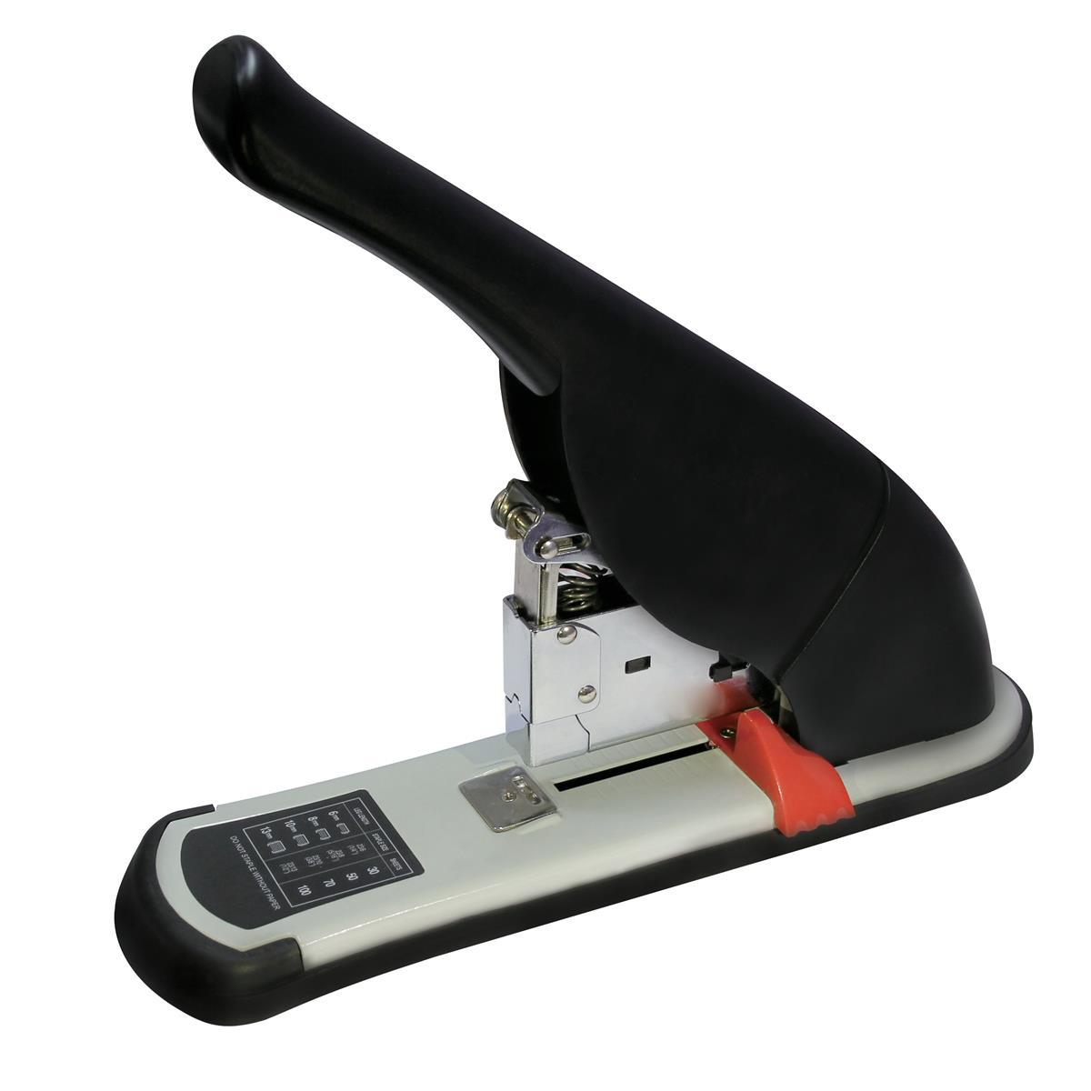 5+Star+Office+Stapler+Heavy+Duty+Office+Lever+Arm+All-Steel+Capacity+100+Sheets+Black