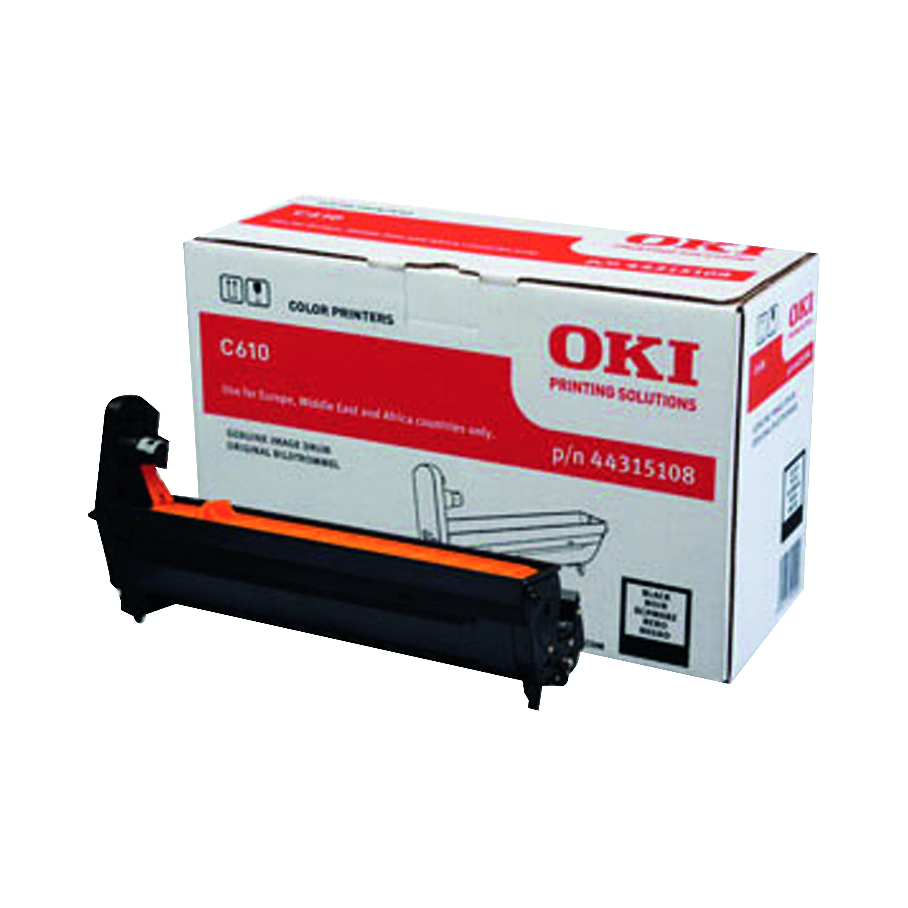 Oki+C610+20K+Image+Drum+Black+44315108
