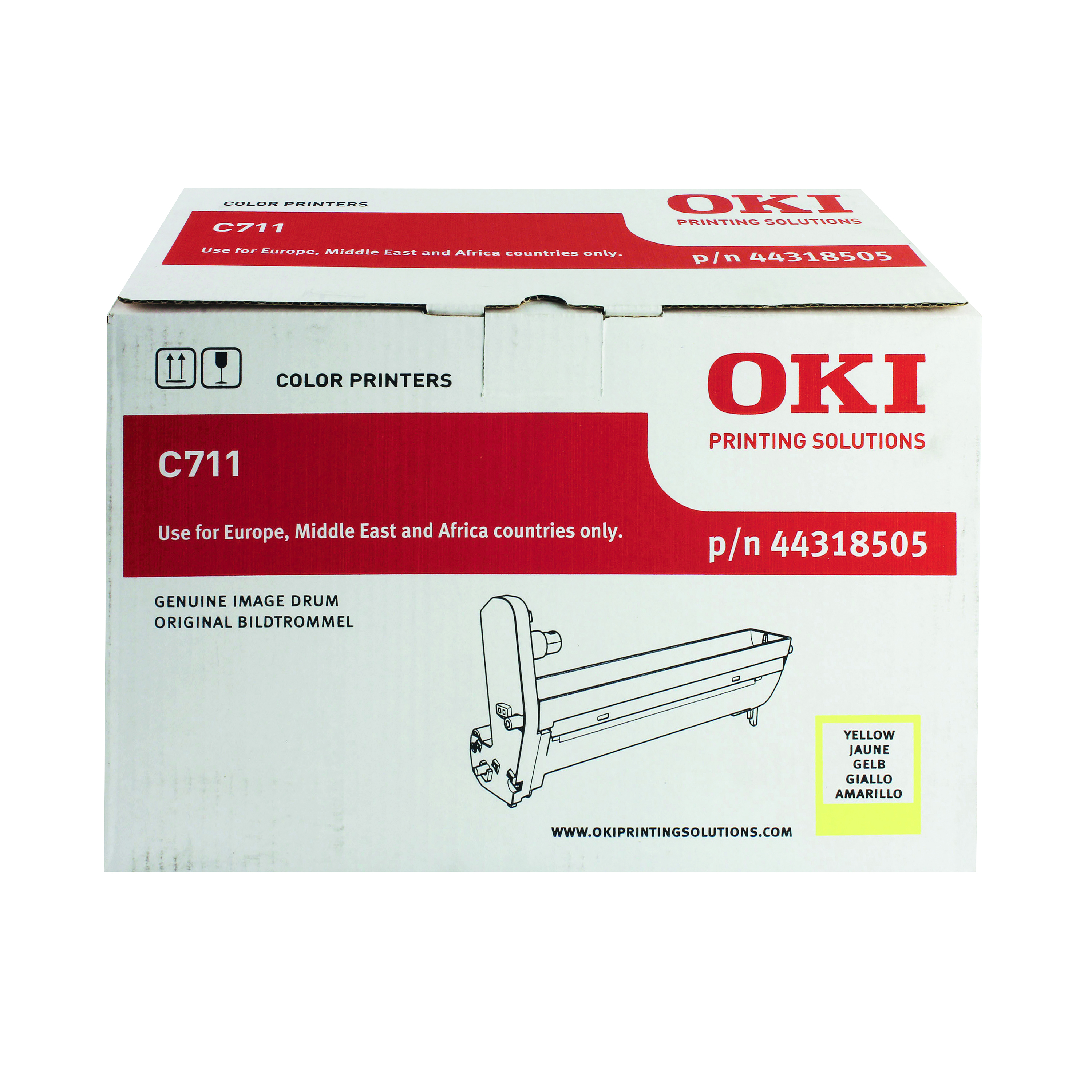 Oki+C711+20K+Image+Drum+Yellow+44318505