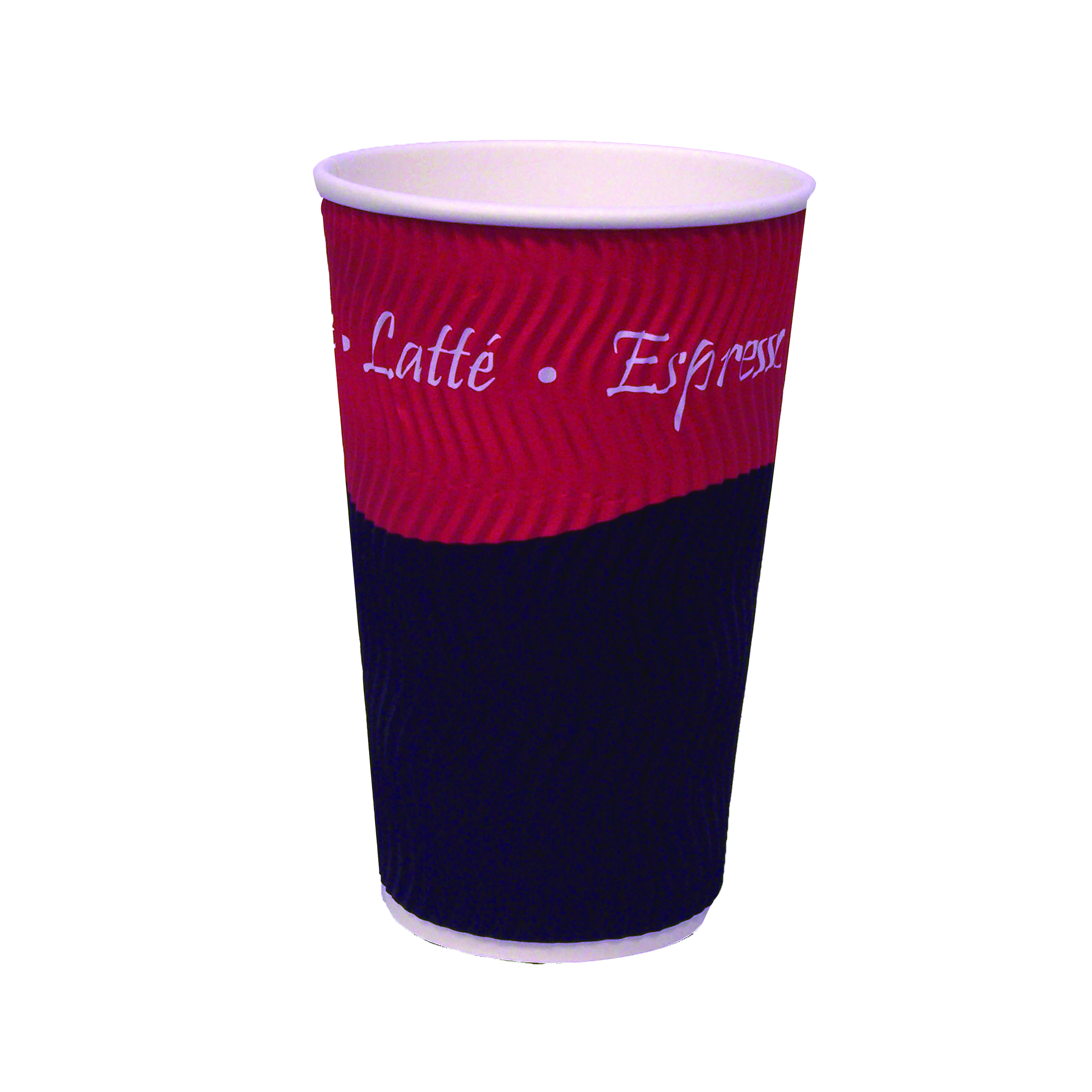25cl+Rippled+Wall+Hot+Cups+%28Pack+of+25%29+HVRWPA08V1