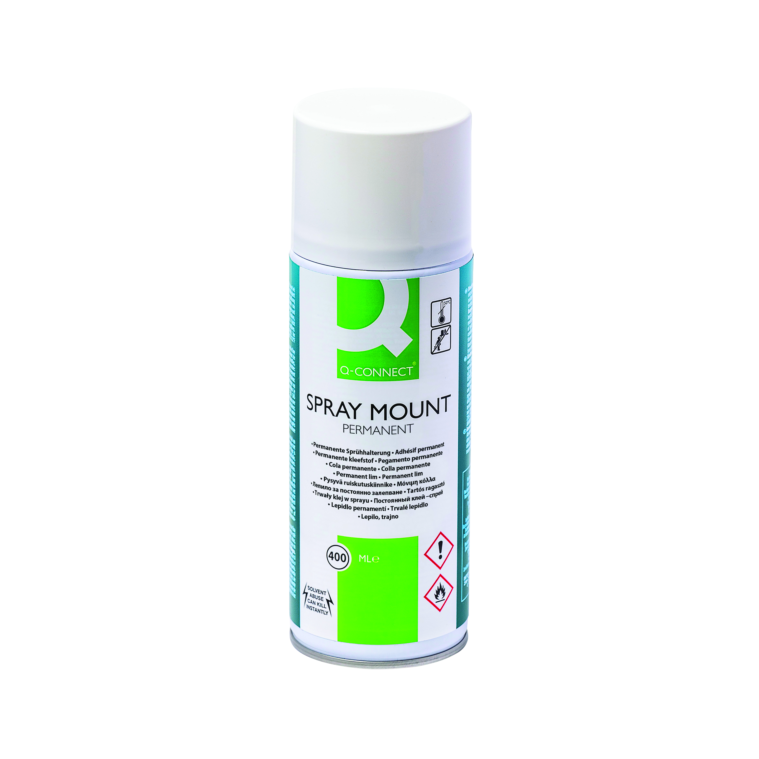 Q-Connect+Spraymount+Permanent+Adhesive+Aerosol+400ml+KF11026