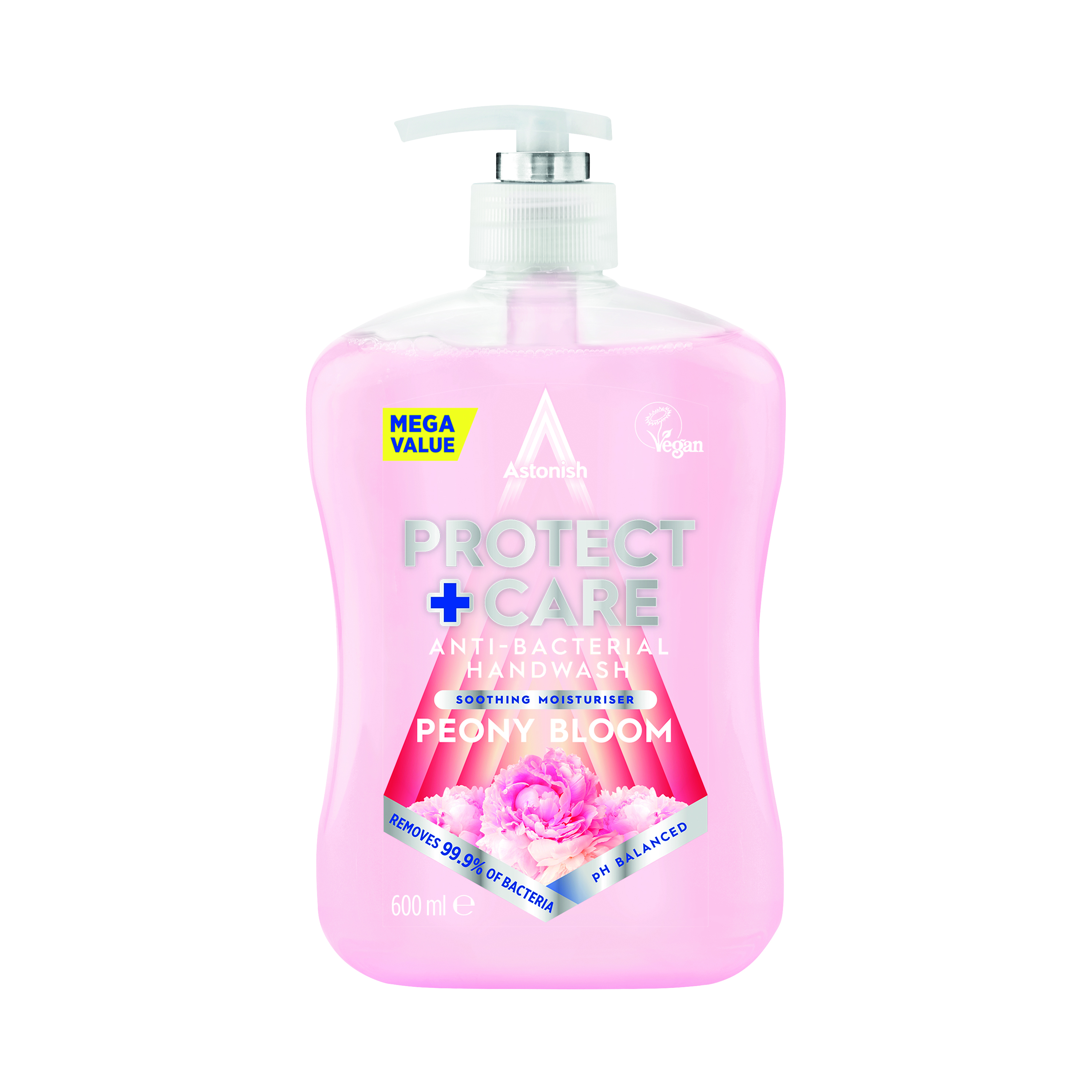 Astonish+Anti+Bac+Handwash+600ml+Peony+Pink+%28Pack+of+12%29+AST21246