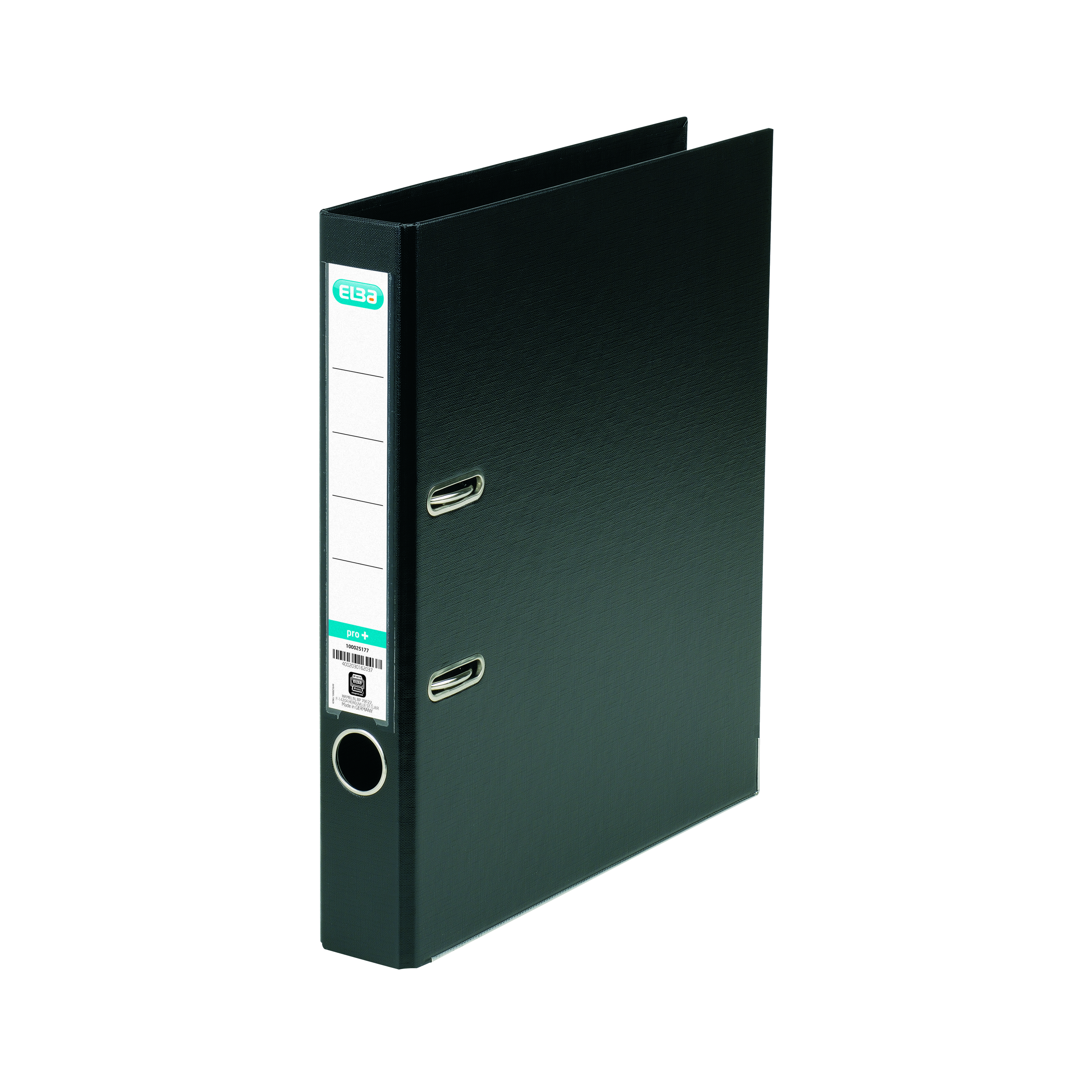 Elba+50mm+Lever+Arch+File+Plastic+A4+Black+100202102
