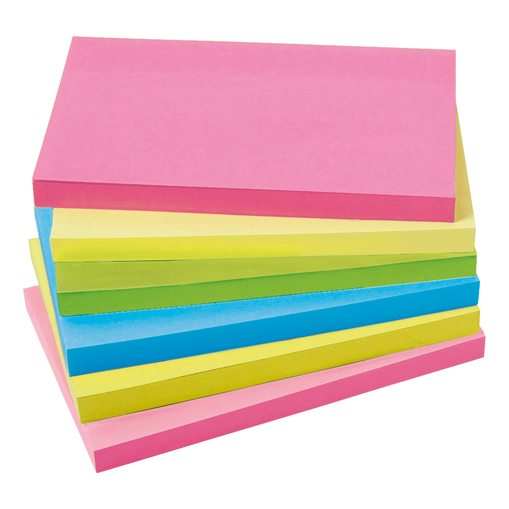 5+Star+Sticky+Notes+Extra+Sticky+Neon+%28Pack+of+6%29+940576