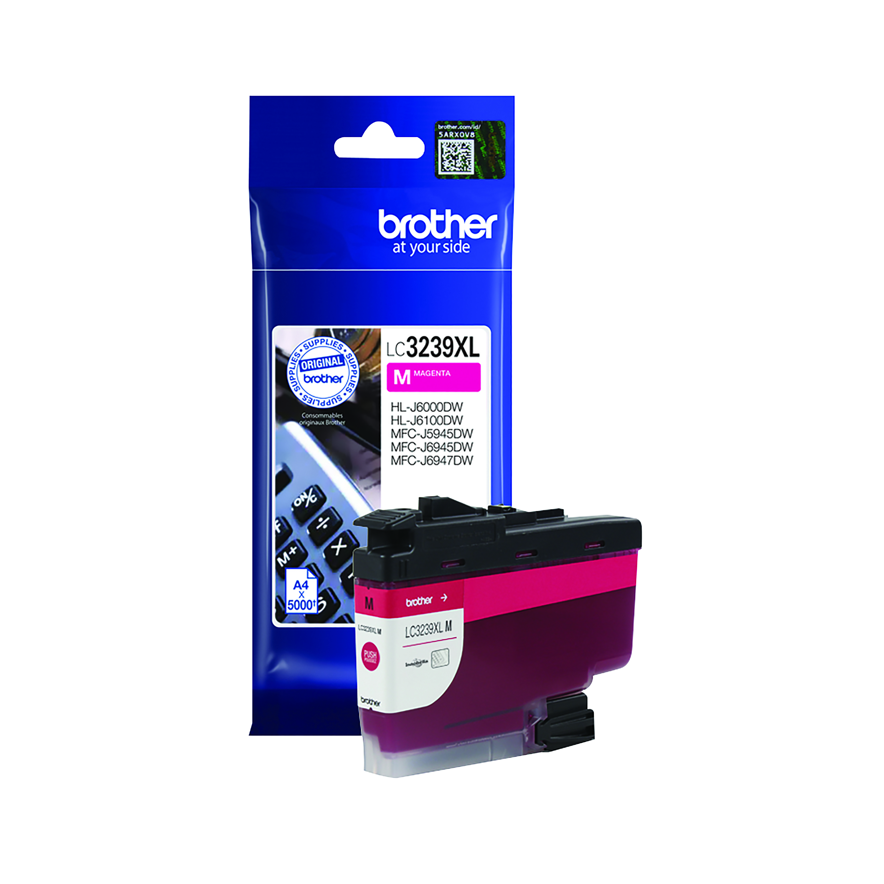 Brother+LC3239XLM+Inkjet+Cartridge+High+Yield+Magenta+LC3239XLM