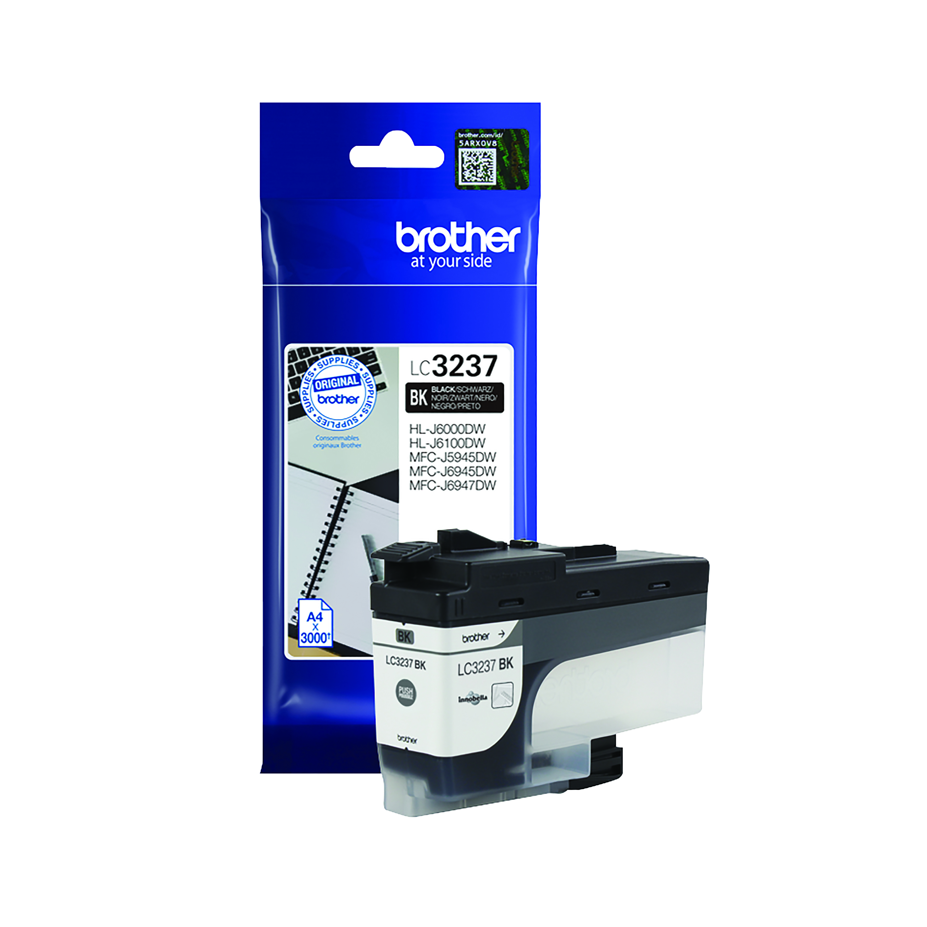 Brother+LC3237BK+Inkjet+Cartridge+Black+LC3237BK