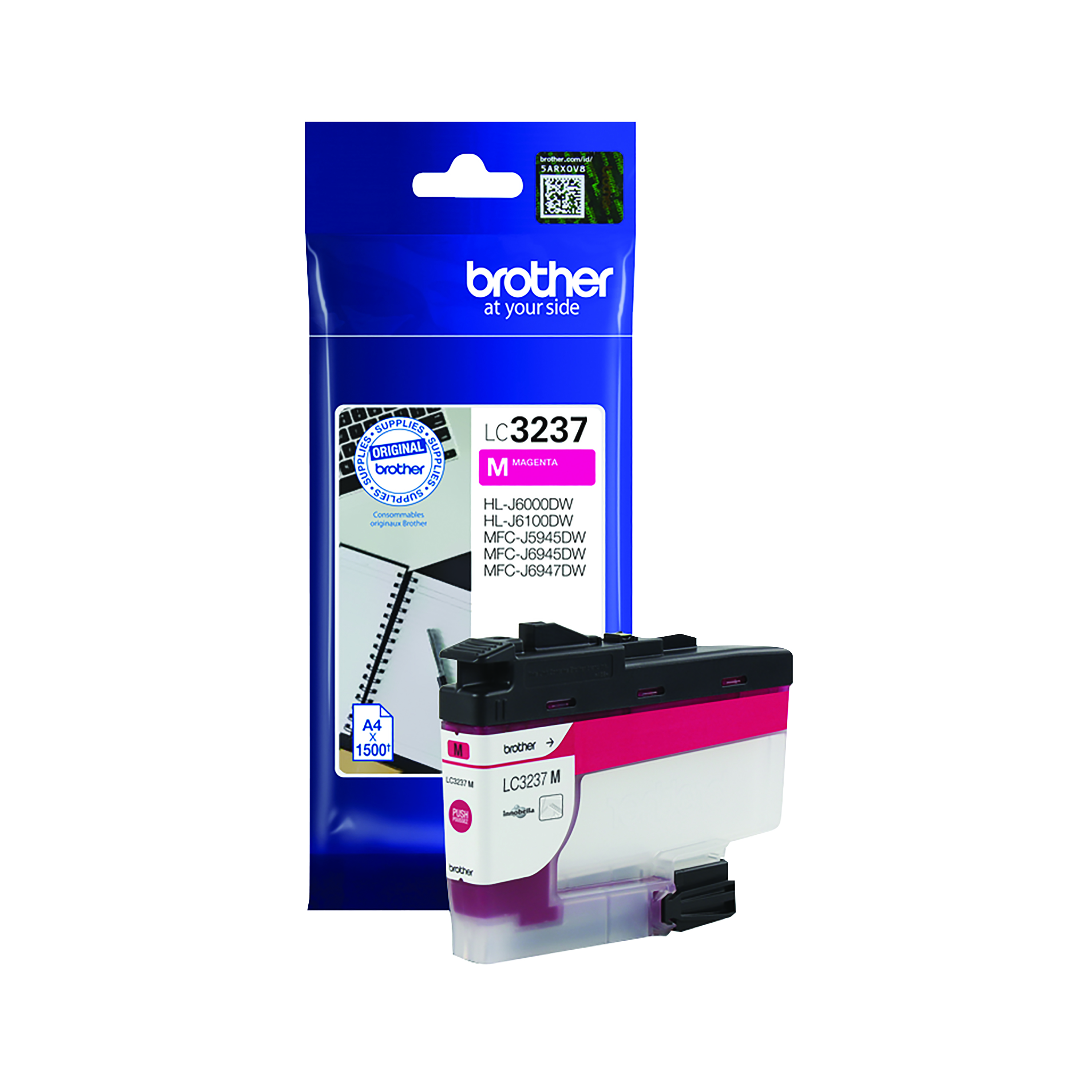 Brother+LC3237M+Inkjet+Cartridge+Magenta+LC3237M