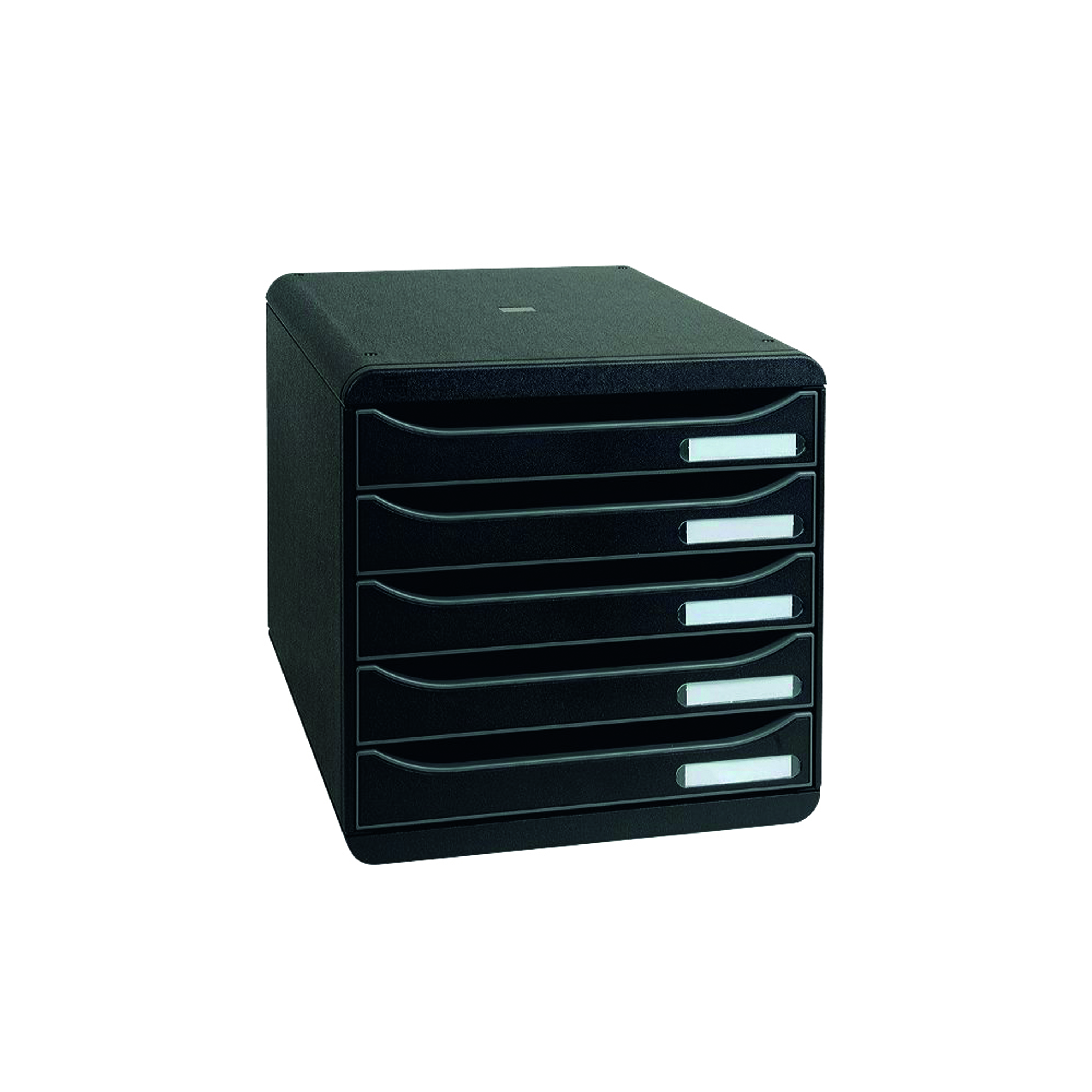 Exacompta+Big+Box+Plus+5+Drawer+Set+Black+309714D