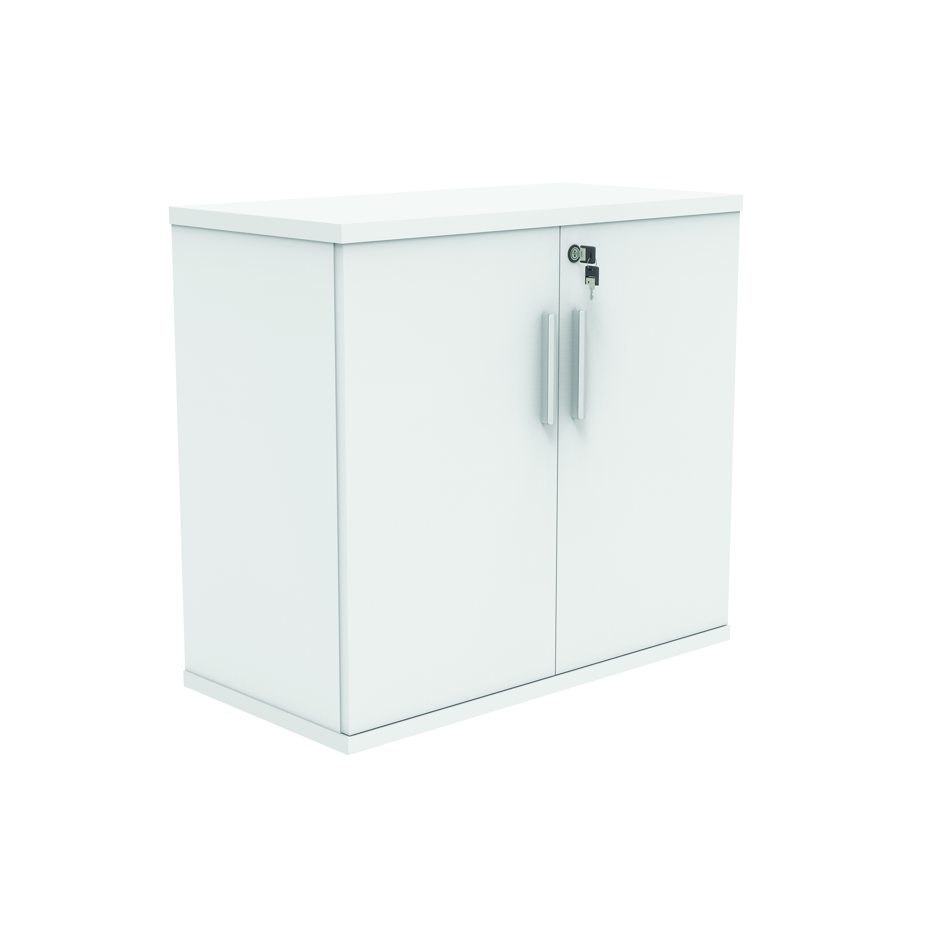 Astin+2+Door+Cupboard+Lockable+800x400x730mm+Arctic+White+KF823988