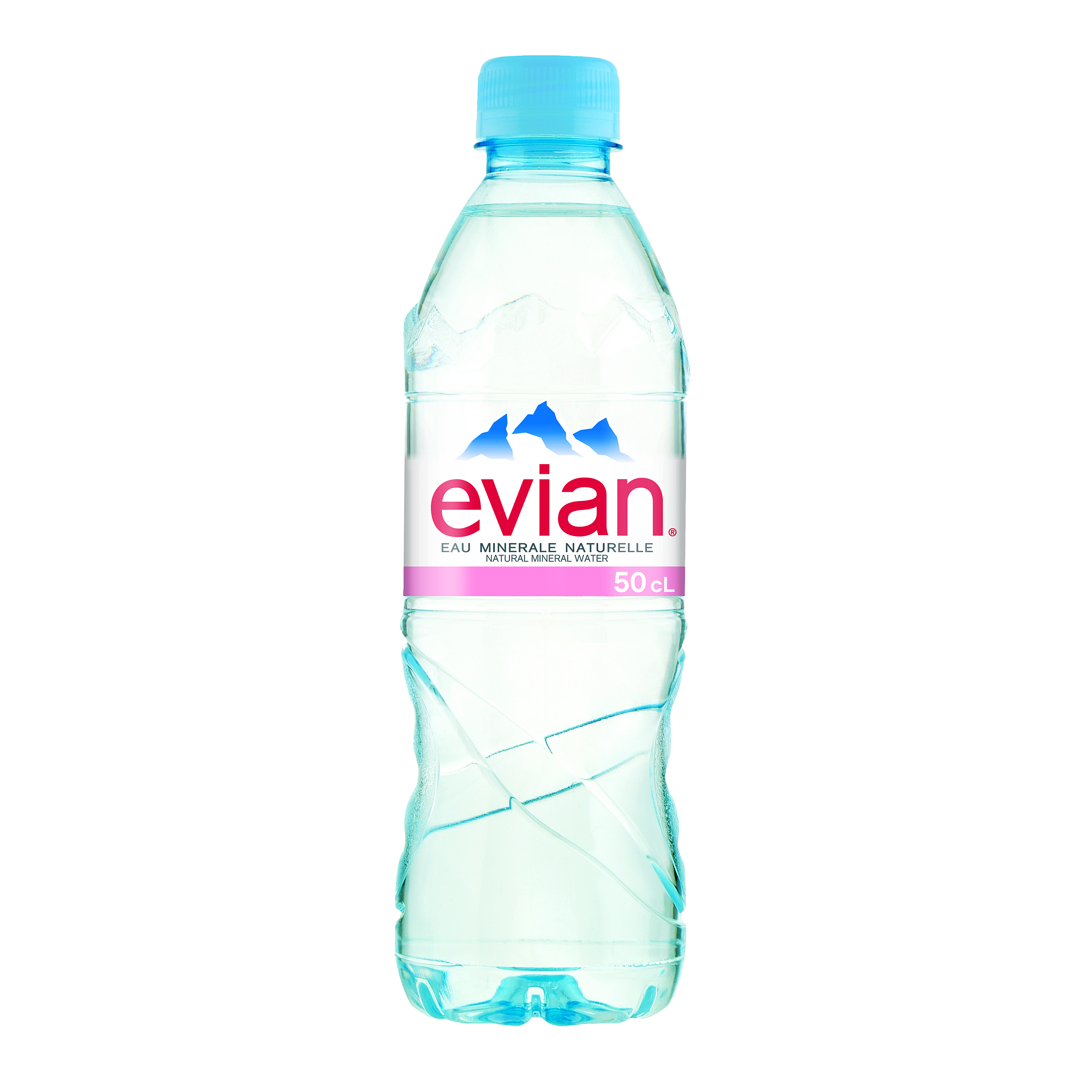 Evian Natural Mineral Water Still Bottle Plastic 500ml Ref 01210