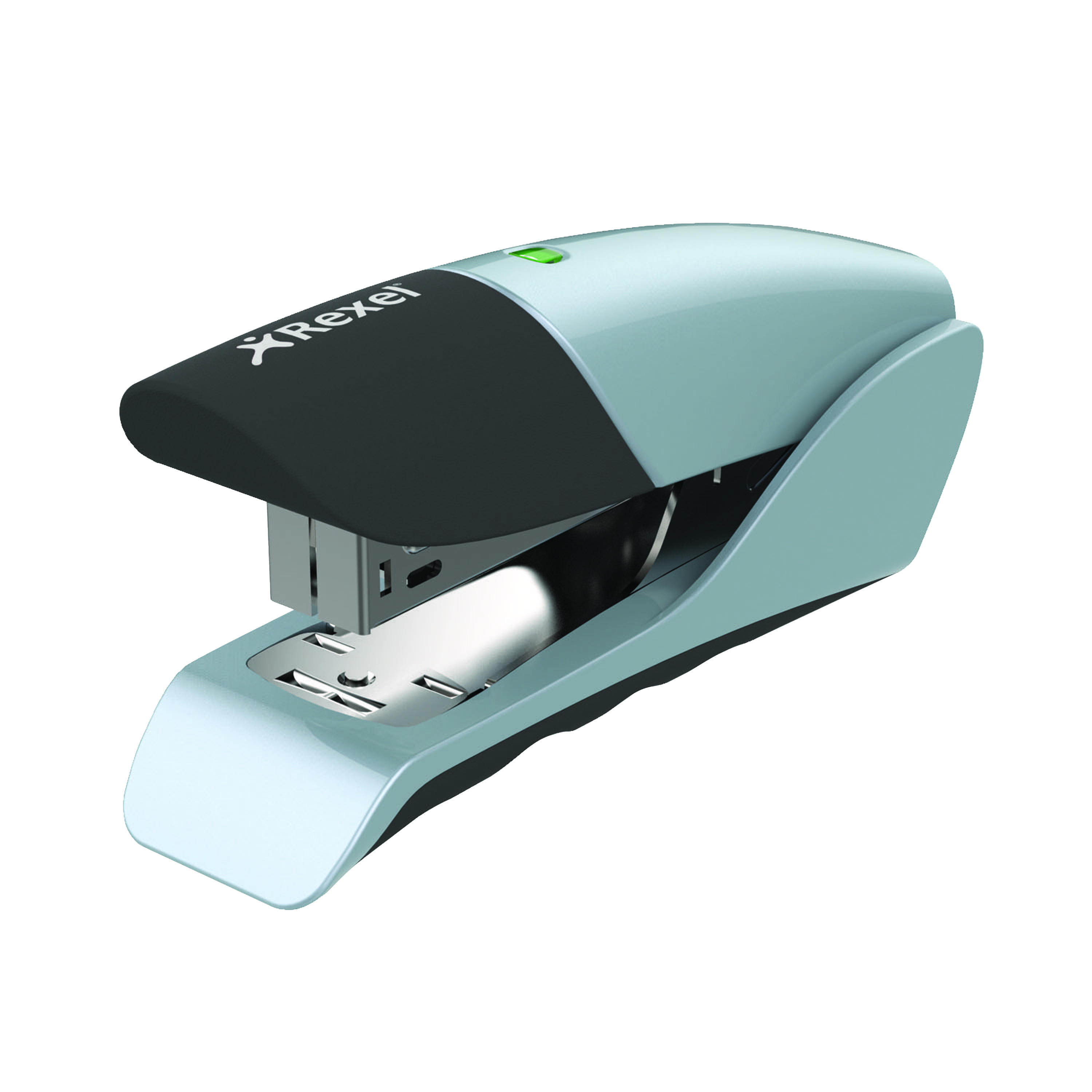Rexel+Gazelle+Half+Strip+Stapler+20+Sheet+Silver%2FBlack+2100790