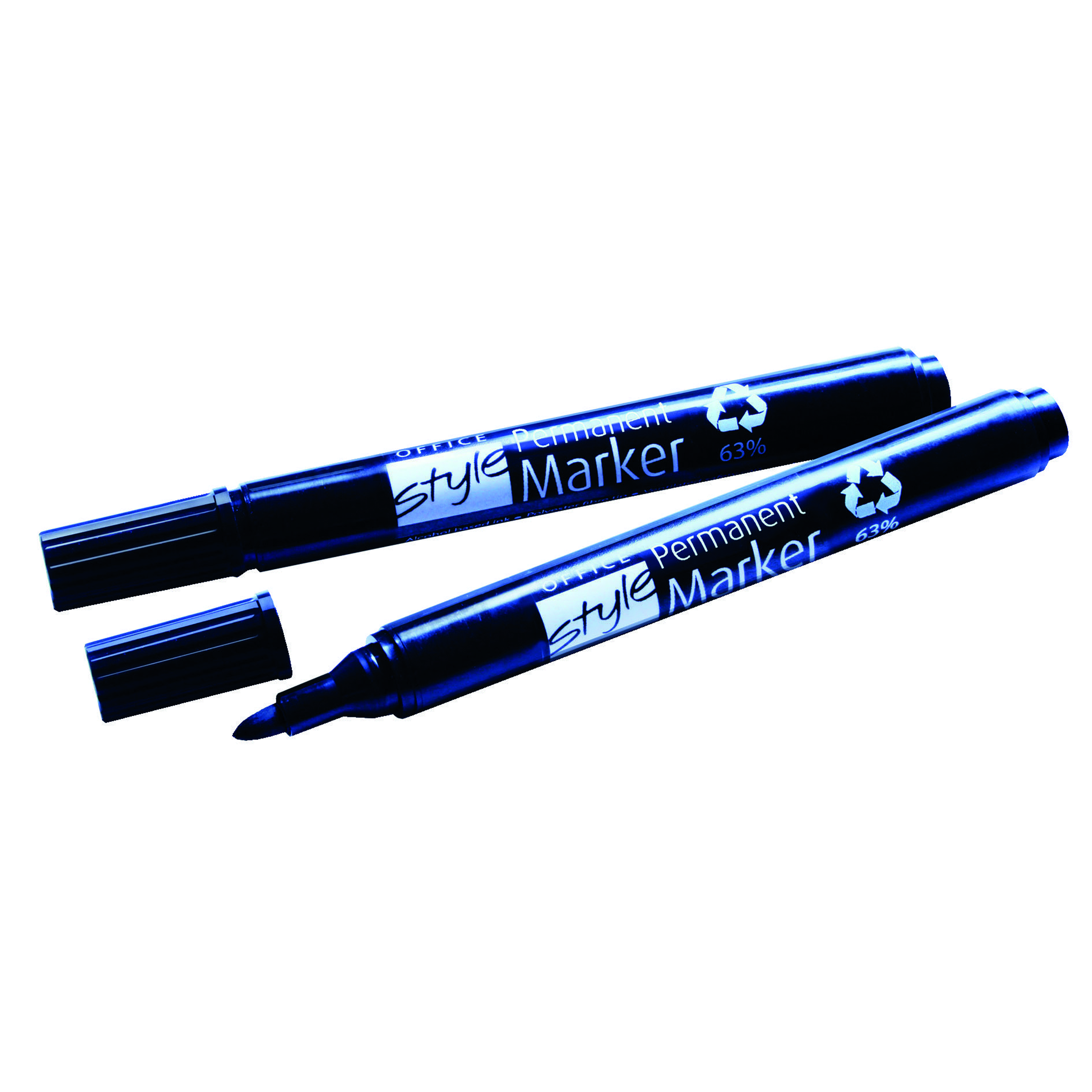 Style+CORE+Permanent+Marker+Bullet+Black+%2810+Pack%29