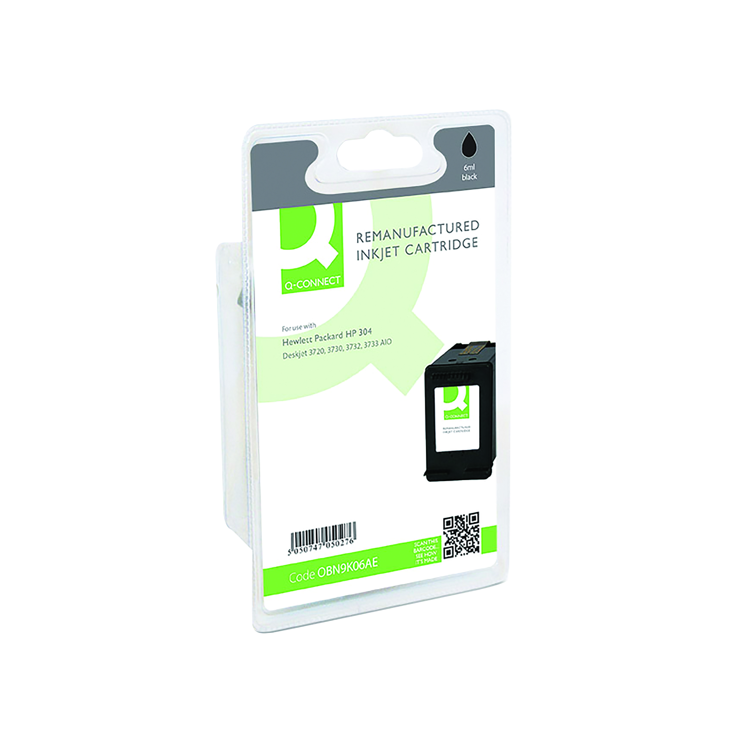 Q-Connect+Remanufactured+Inkjet+Cartridge+Black+For+HP+N9K06AE+N9K06AE-COMP