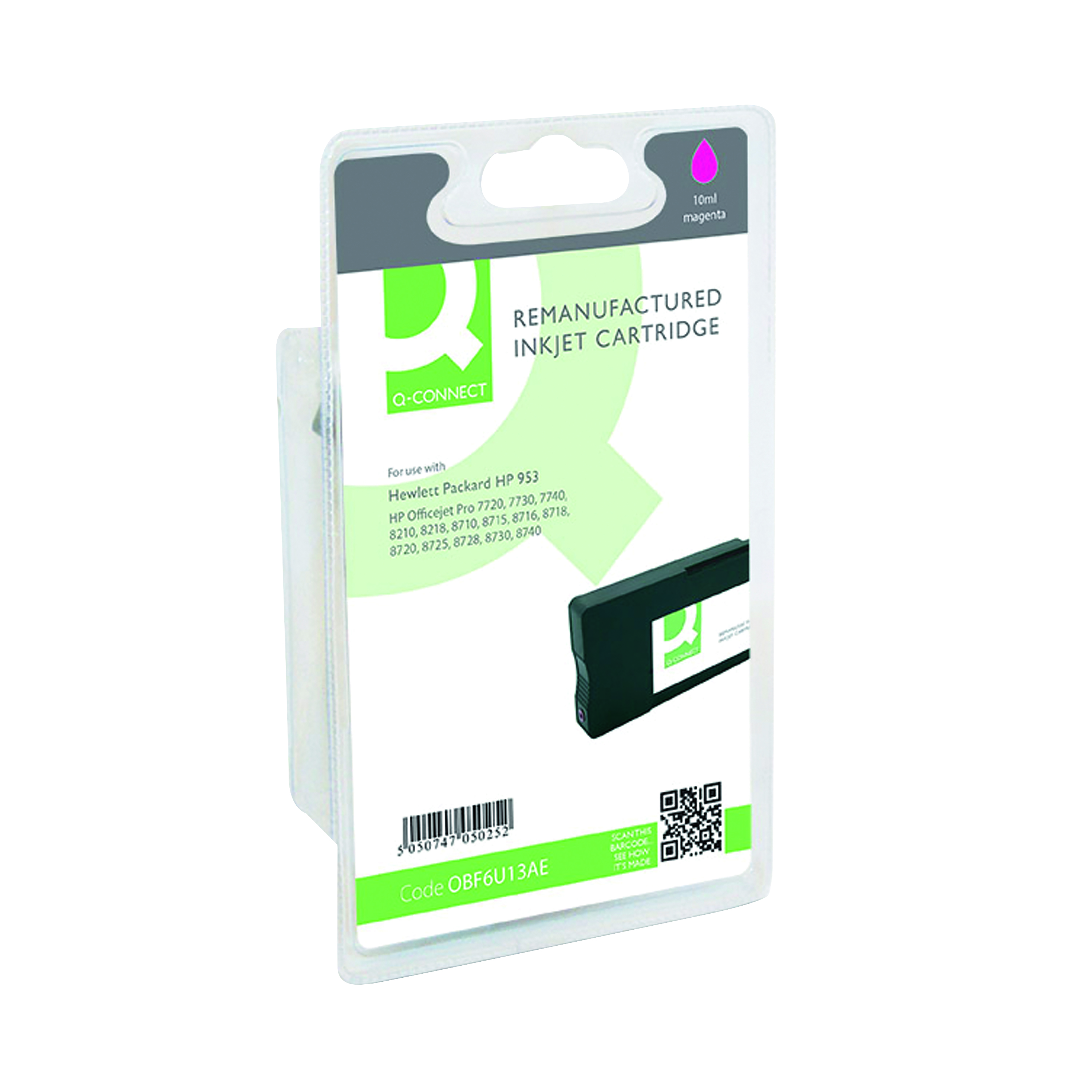 Q-Connect+Remanufactured+Inkjet+Cartridge+Magenta+For+HP+F6U13AE+F6U13AE-COMP