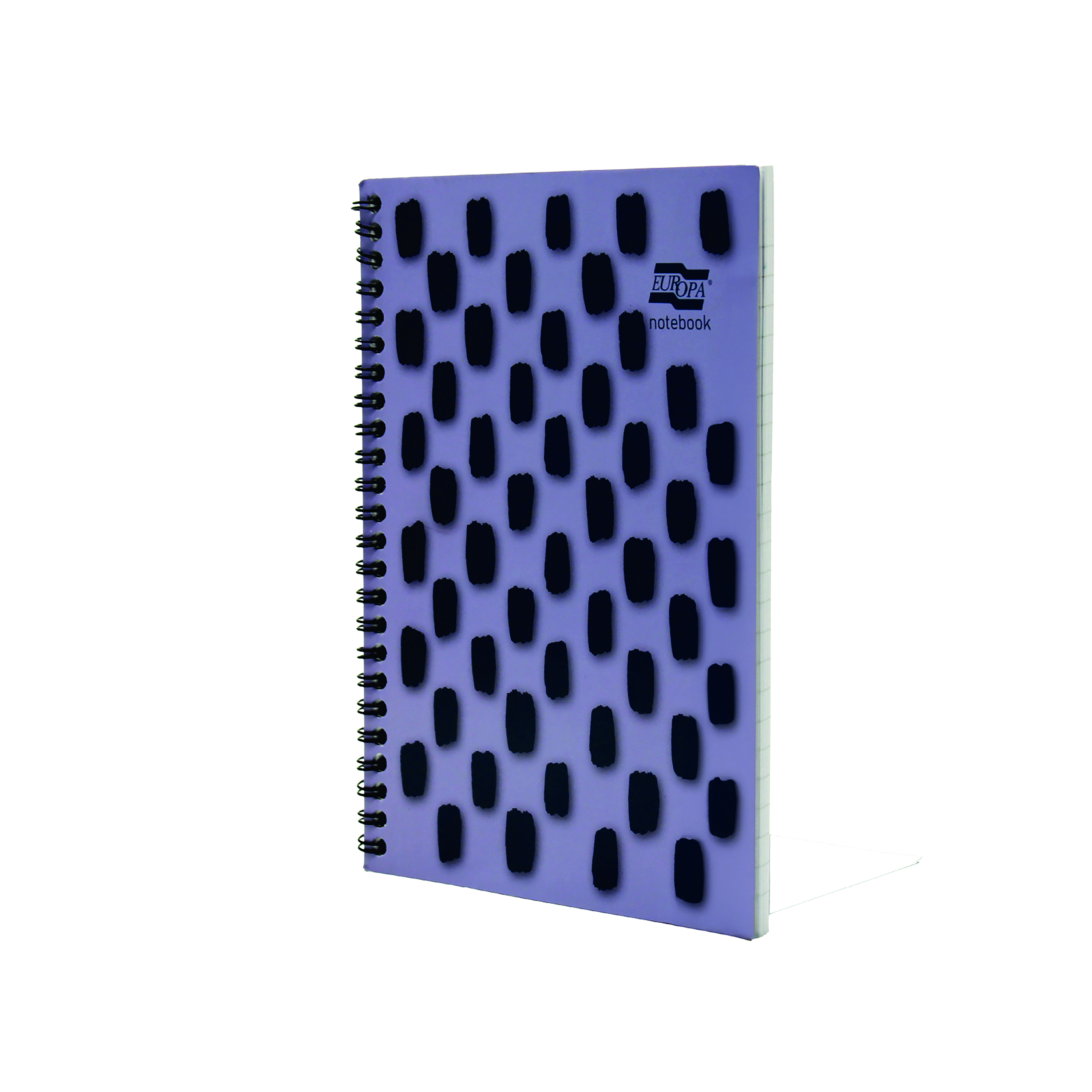 Europa+Splash+Notebooks+160+Lined+Pages+A5+Purple+Cover+%28Pack+of+3%29+EU1504Z