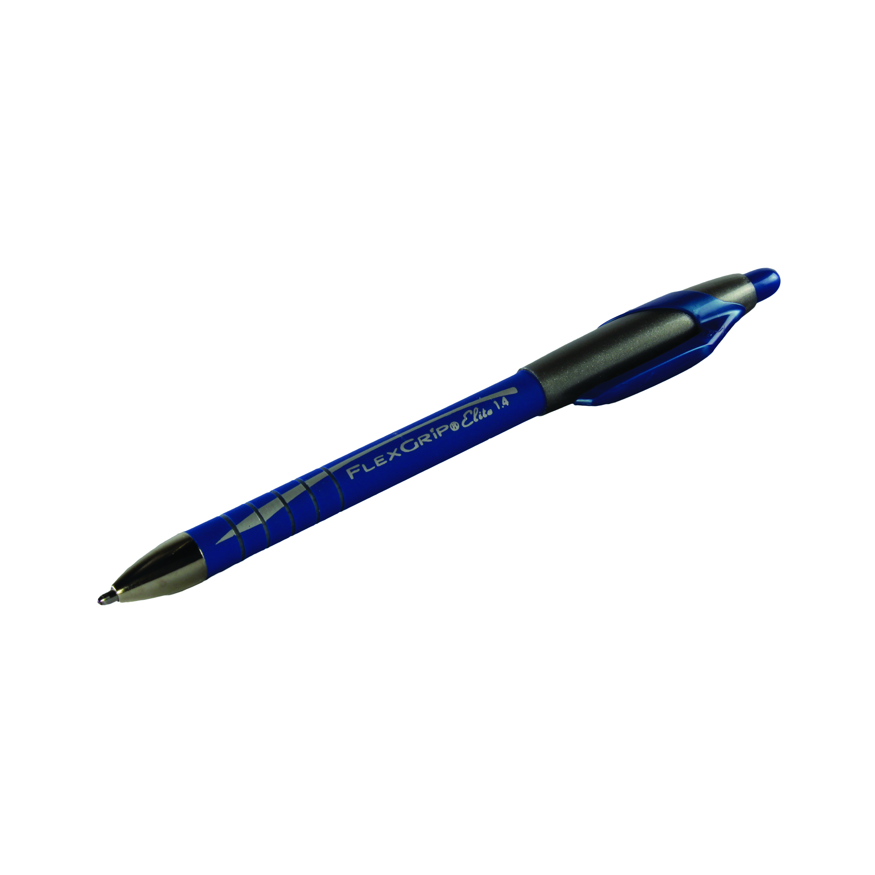 PaperMate+Flexgrip+Elite+Retractable+Ballpoint+Pen+Medium+Blue+%28Pack+of+12%29+S0750530