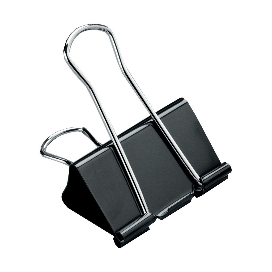 5+Star+Office+Foldback+Clips+25mm+Black+%28Pack+of+12%29