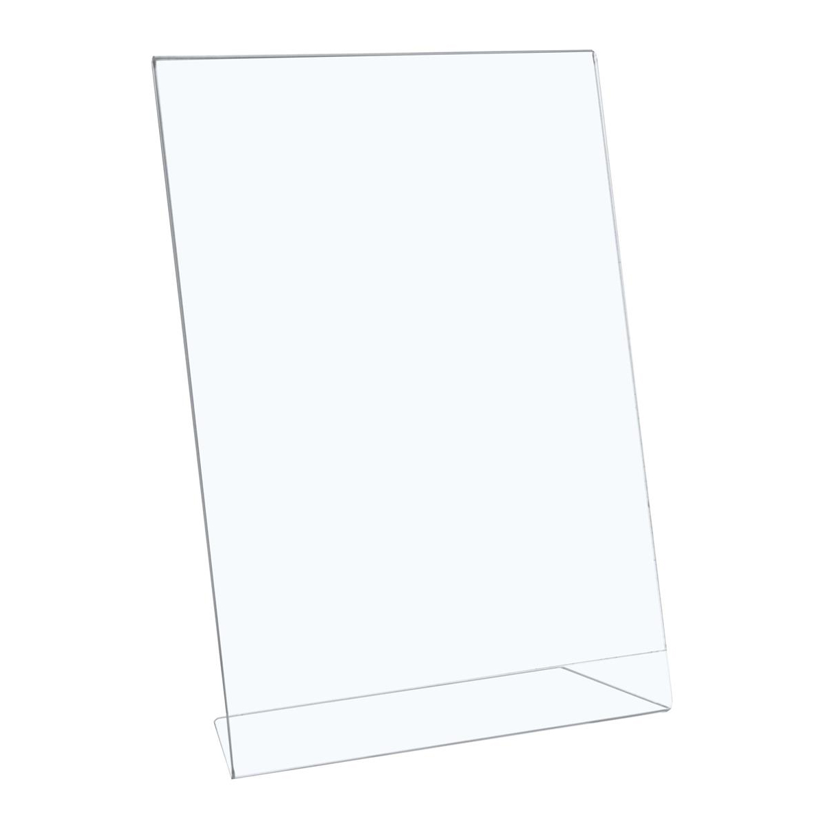 5+Star+Office+Sign+Holder+Portrait+Slanted+A4+Clear