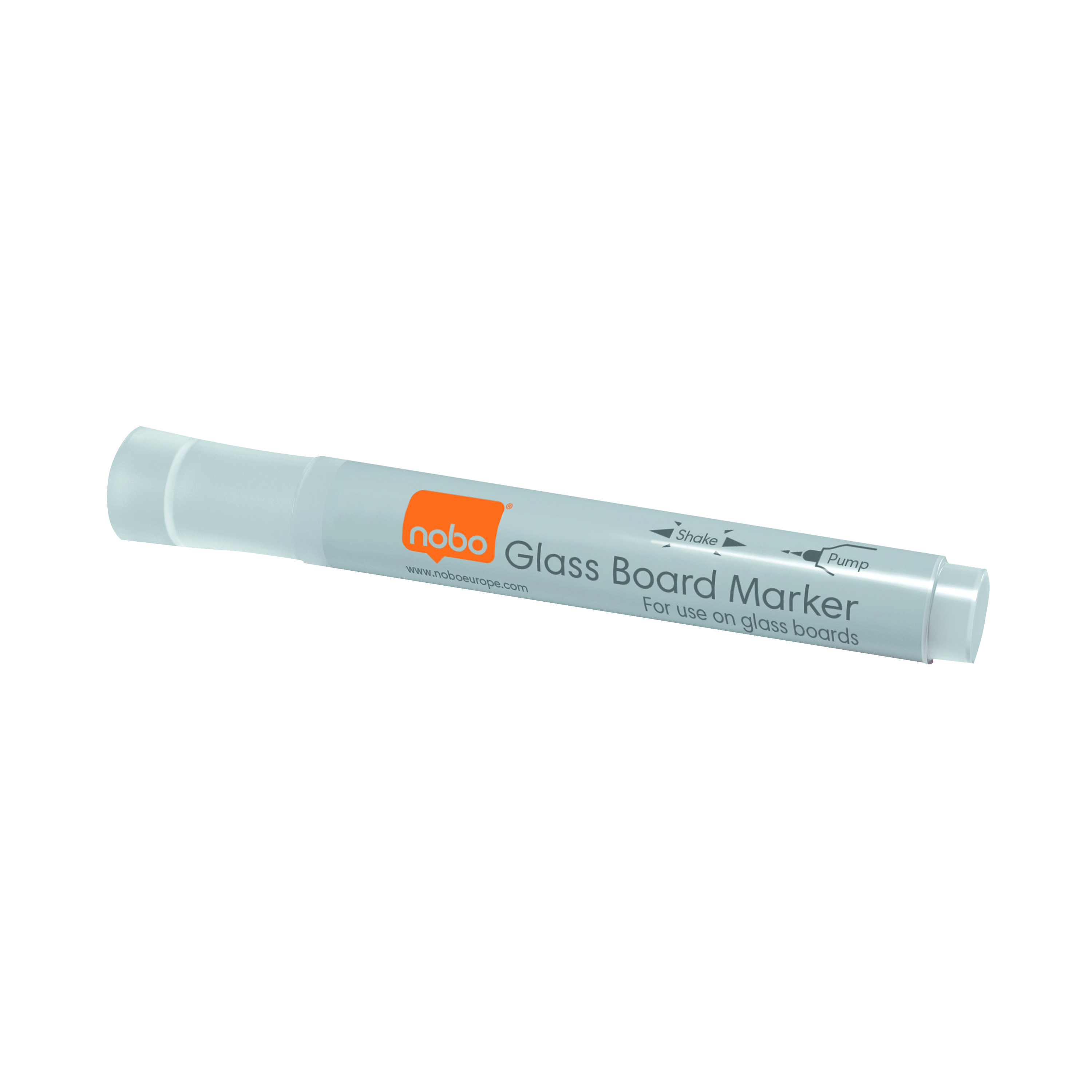 Nobo+Glass+Whiteboard+Marker+White+%284+Pack%29+1905323