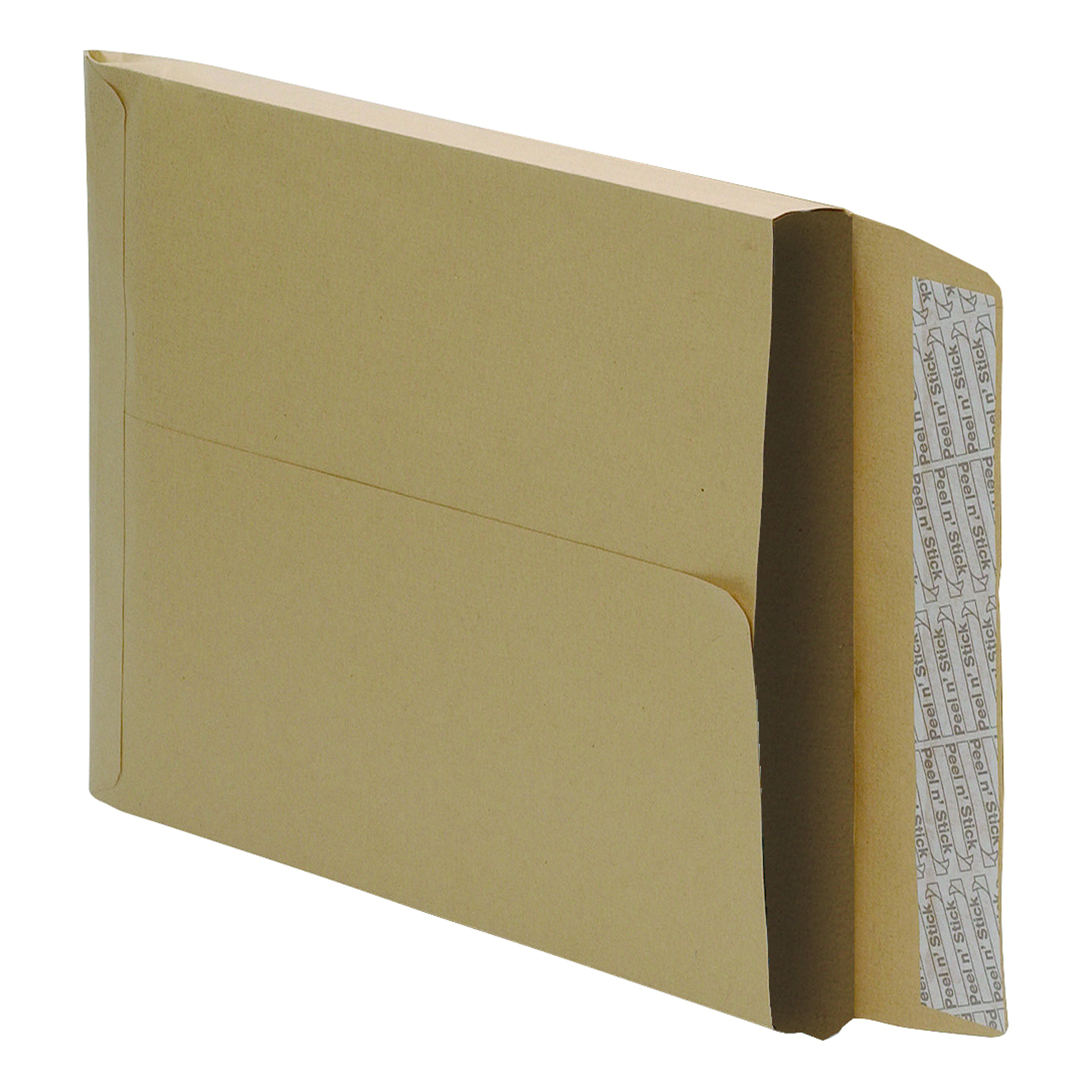 5+Star+Office+Envelopes+C4+Gusset+25mm+Peel+and+Seal+115gsm+Manilla+%28Pack+of+125%29