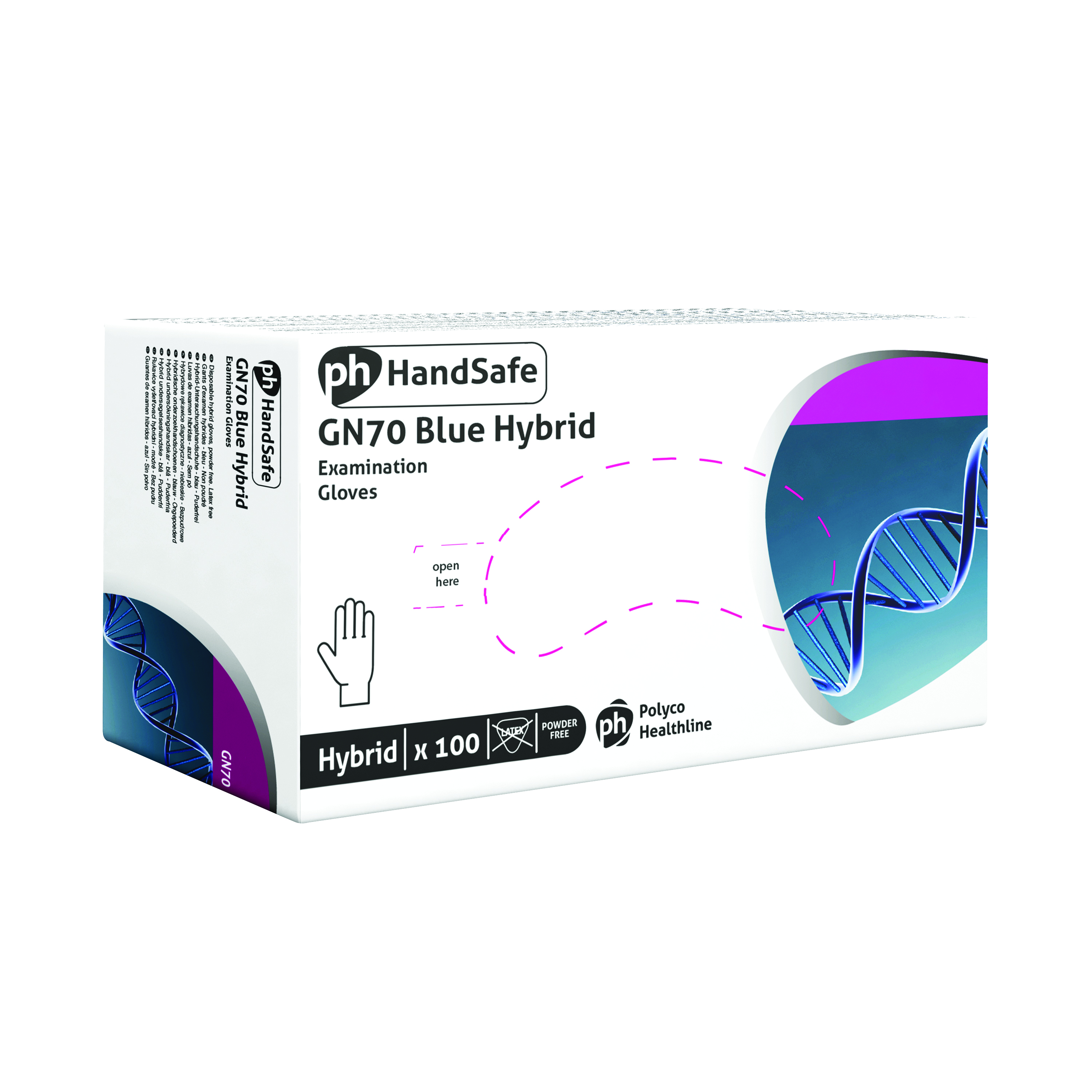 Shield+Vinyl%2FNitrile+Mix+Powder+Free+Gloves+Medium+%28100+Pack%29+GN70