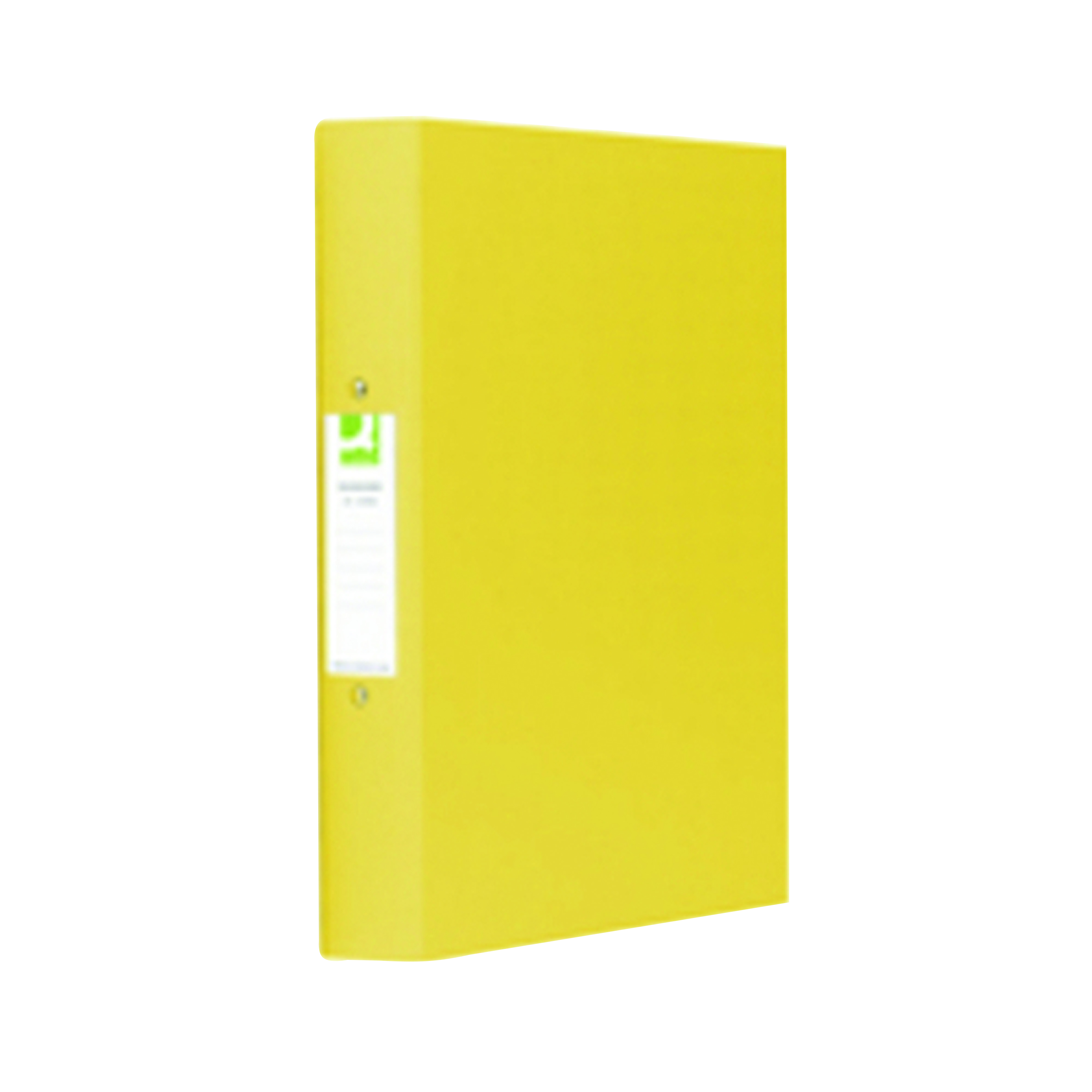 Q-Connect+25mm+2+Ring+Binder+Polypropylene+A4+Yellow+%28Pack+of+10%29+KF01472