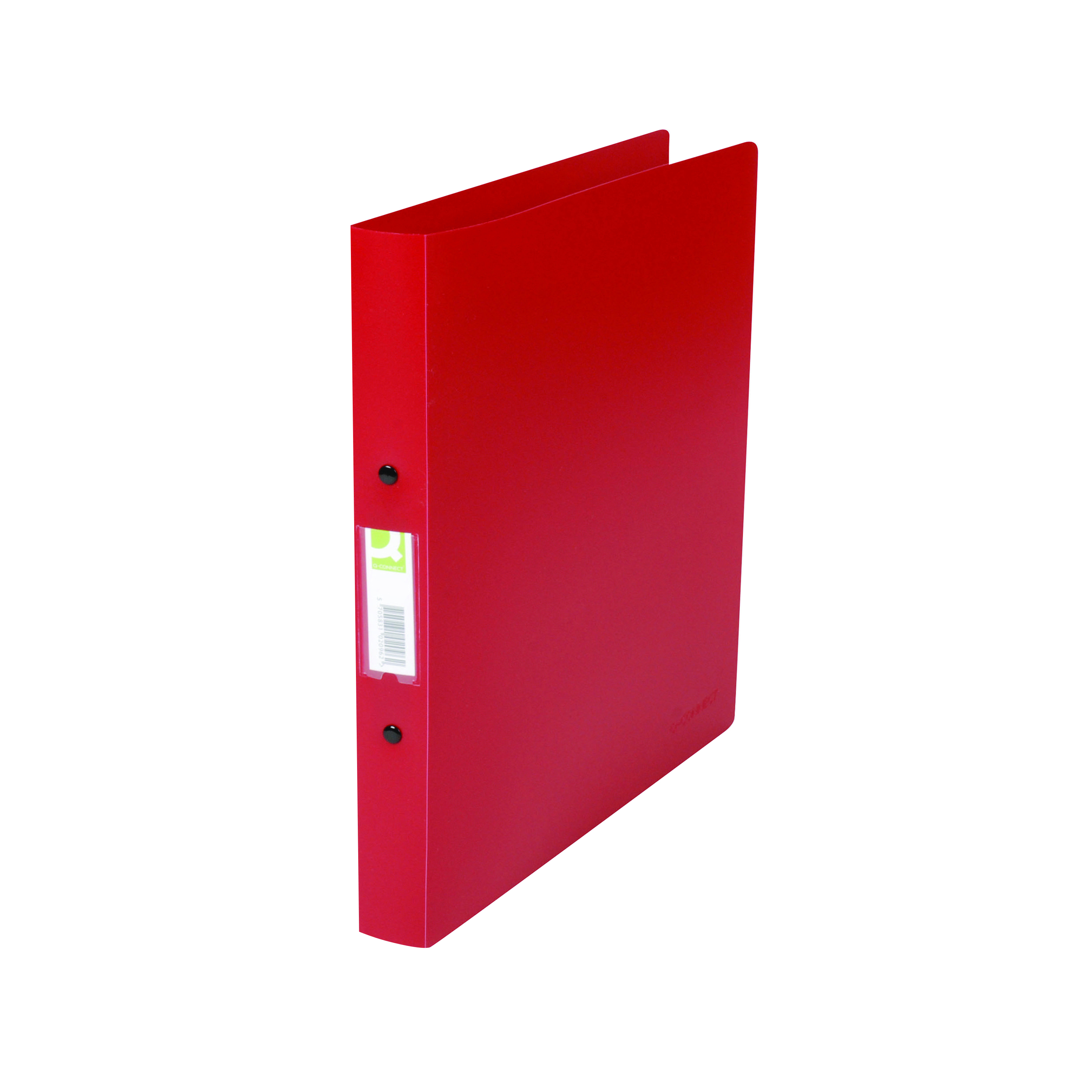 Q-Connect+25mm+2+Ring+Binder+Polypropylene+A4+Red+%28Pack+of+10%29+KF02008