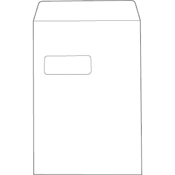 5+Star+Envelopes+Pocket+Press+Seal+Window+100gsm+C4+324x229mm+White+%28Pack+of+250%29