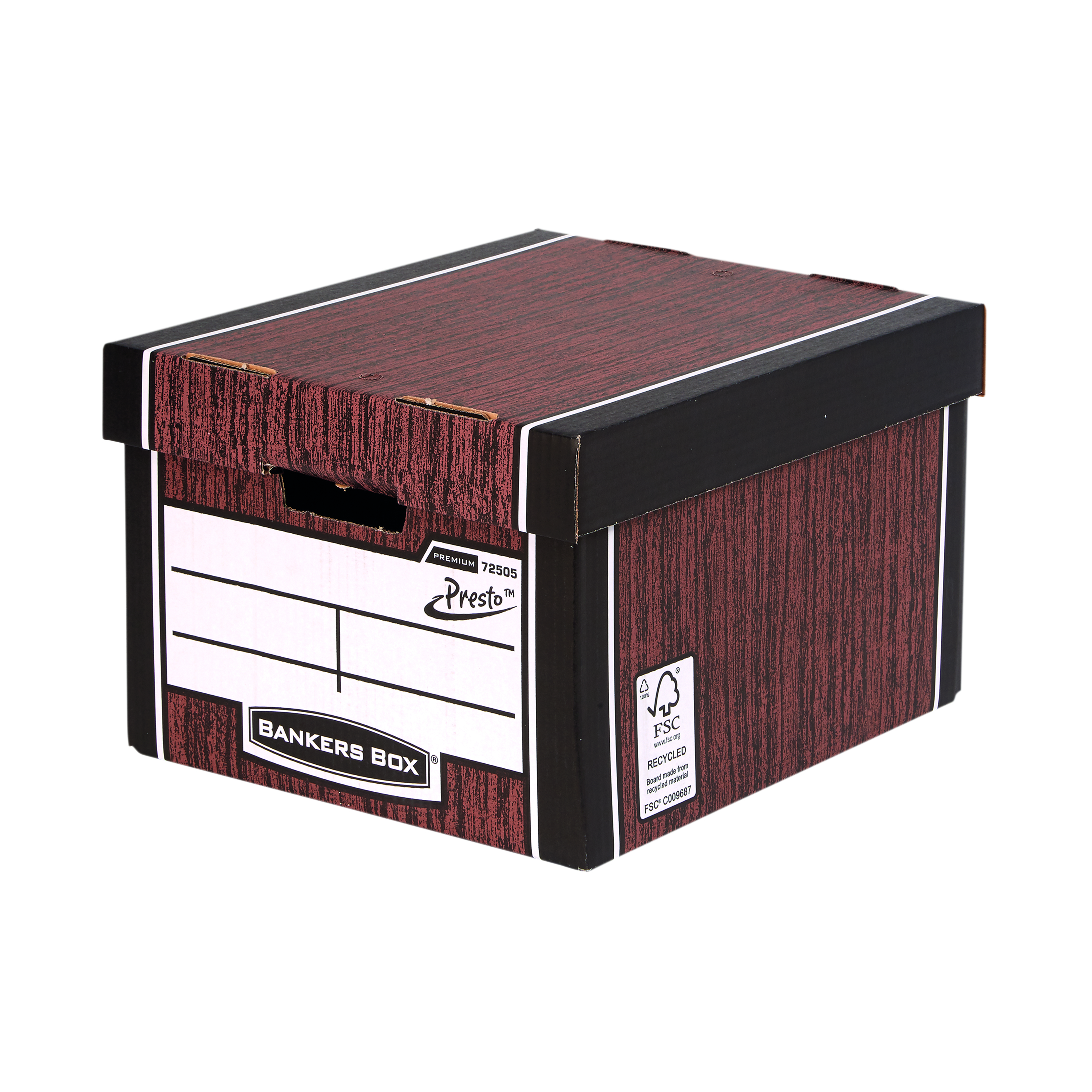 Bankers+Box+Premium+Classic+Box+Wood+Grain+%28Pack+of+5%29+7250513