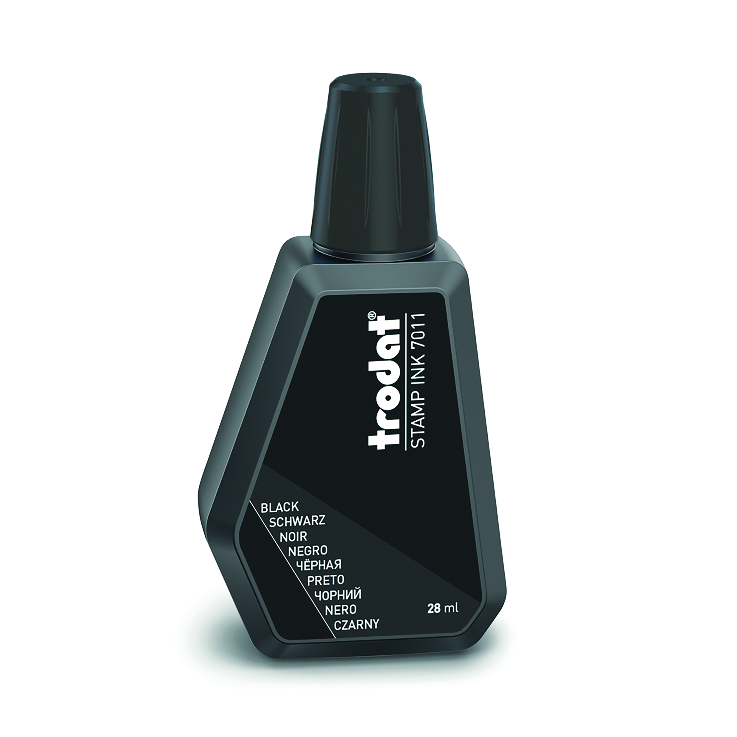 Trodat+7011+Stamp+Pad+Ink+Black+55886