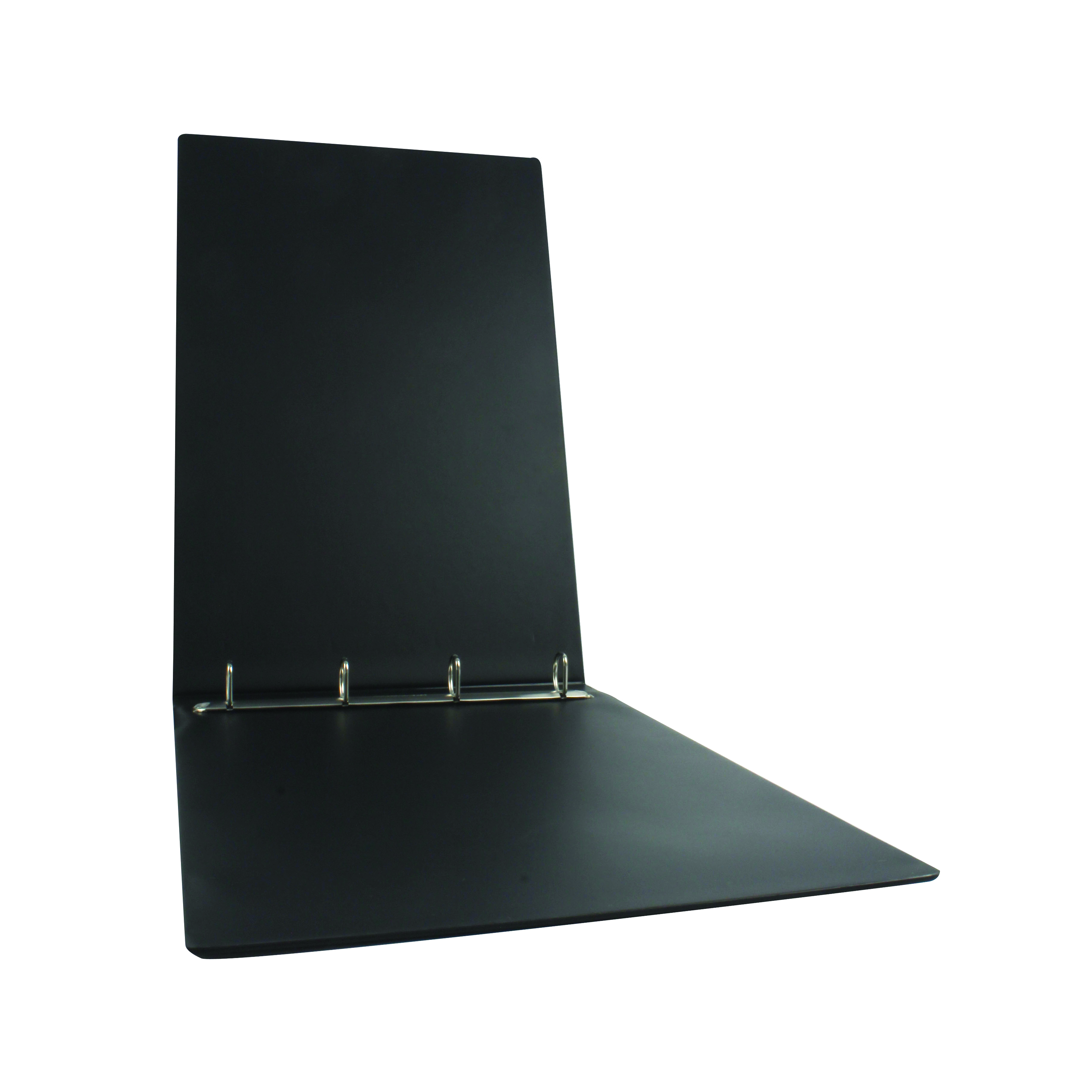 Esselte+4+O-Ring+Binder+25mm+Polypropylene+Landscape+A3+Black+68737