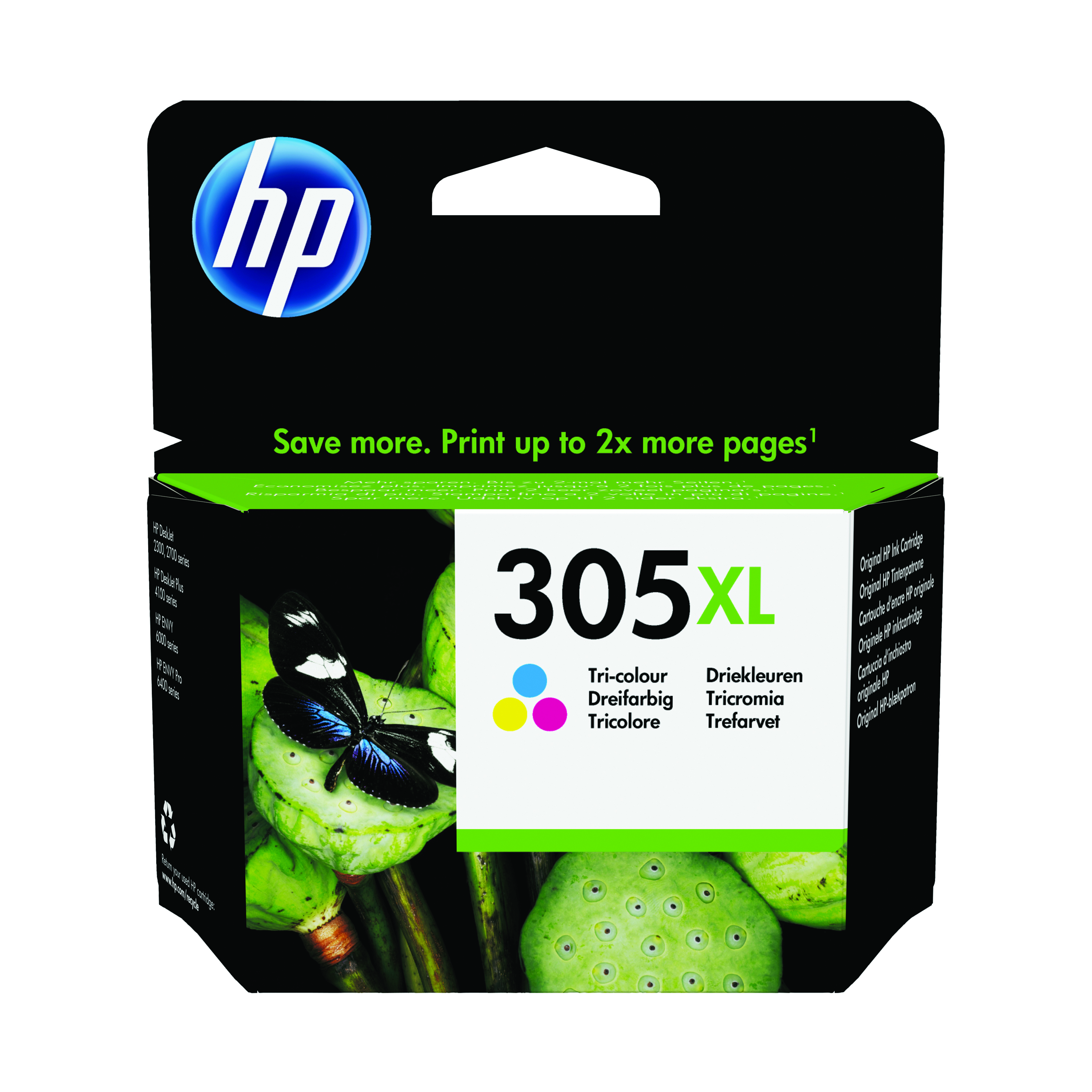 HP+305XL+Original+Ink+Cartridge+High+Yield+Tri-color+3YM63AE