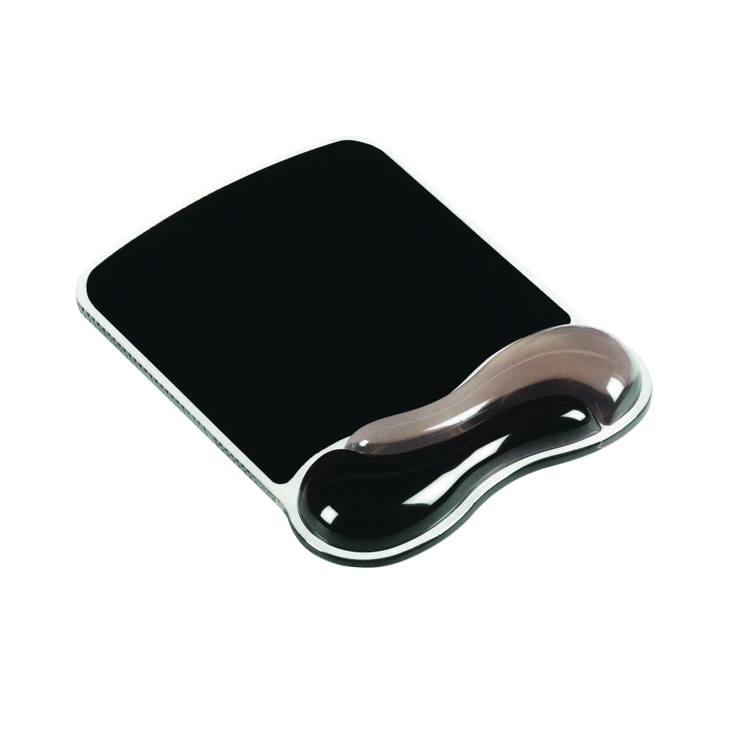 Kensington+Duo+Gel+Wave+Mouse+Mat+with+Wristrest+Grey%2FBlack+62399