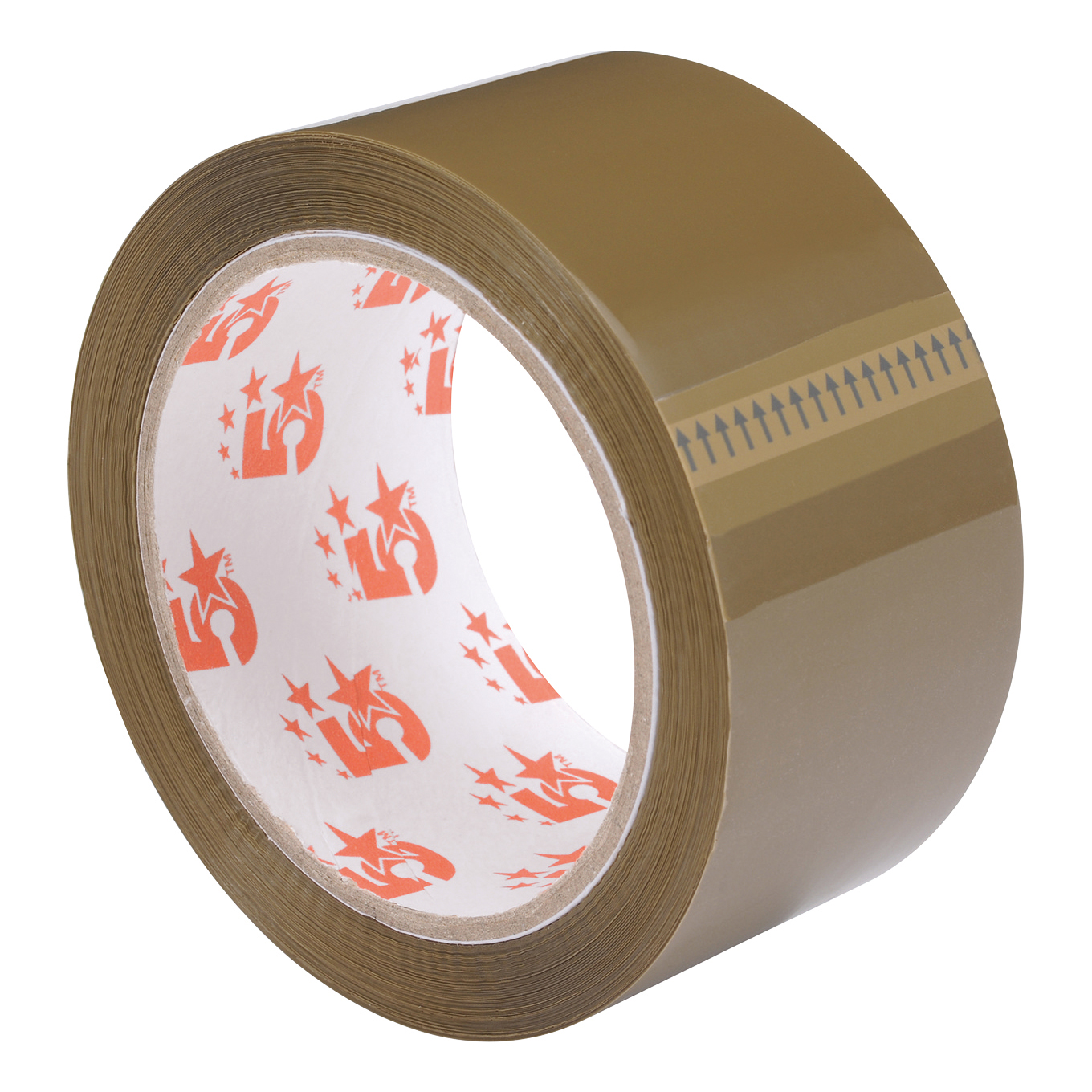 5+Star+Office+Packaging+Tape+Low+Noise+Polypropylene+48mmx66m+Buff+%28Pack+of+6%29